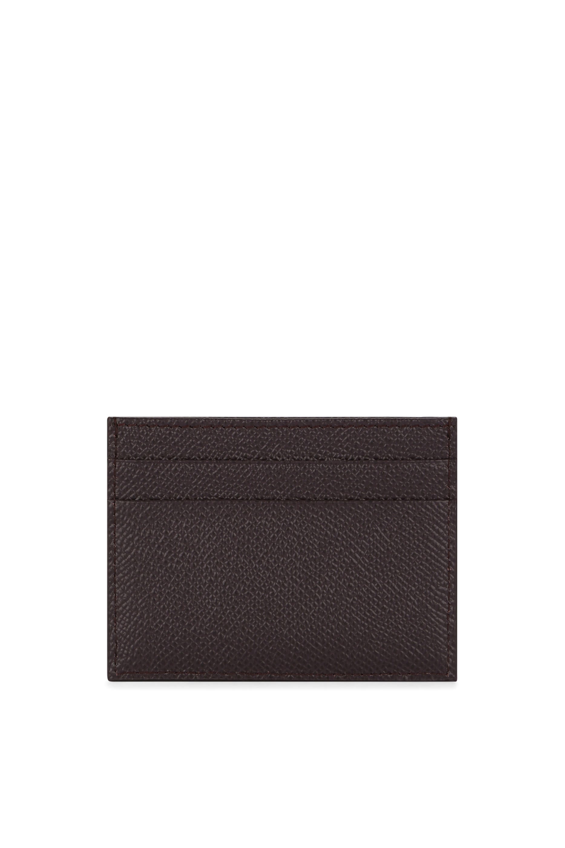 Calfskin Card Holder with Branded Plate