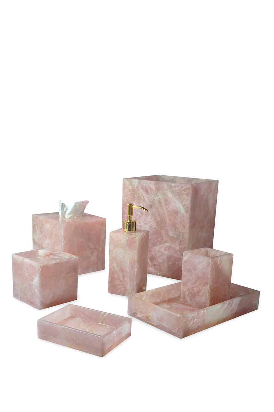 Taj Rose Quartz Liquid Dispenser