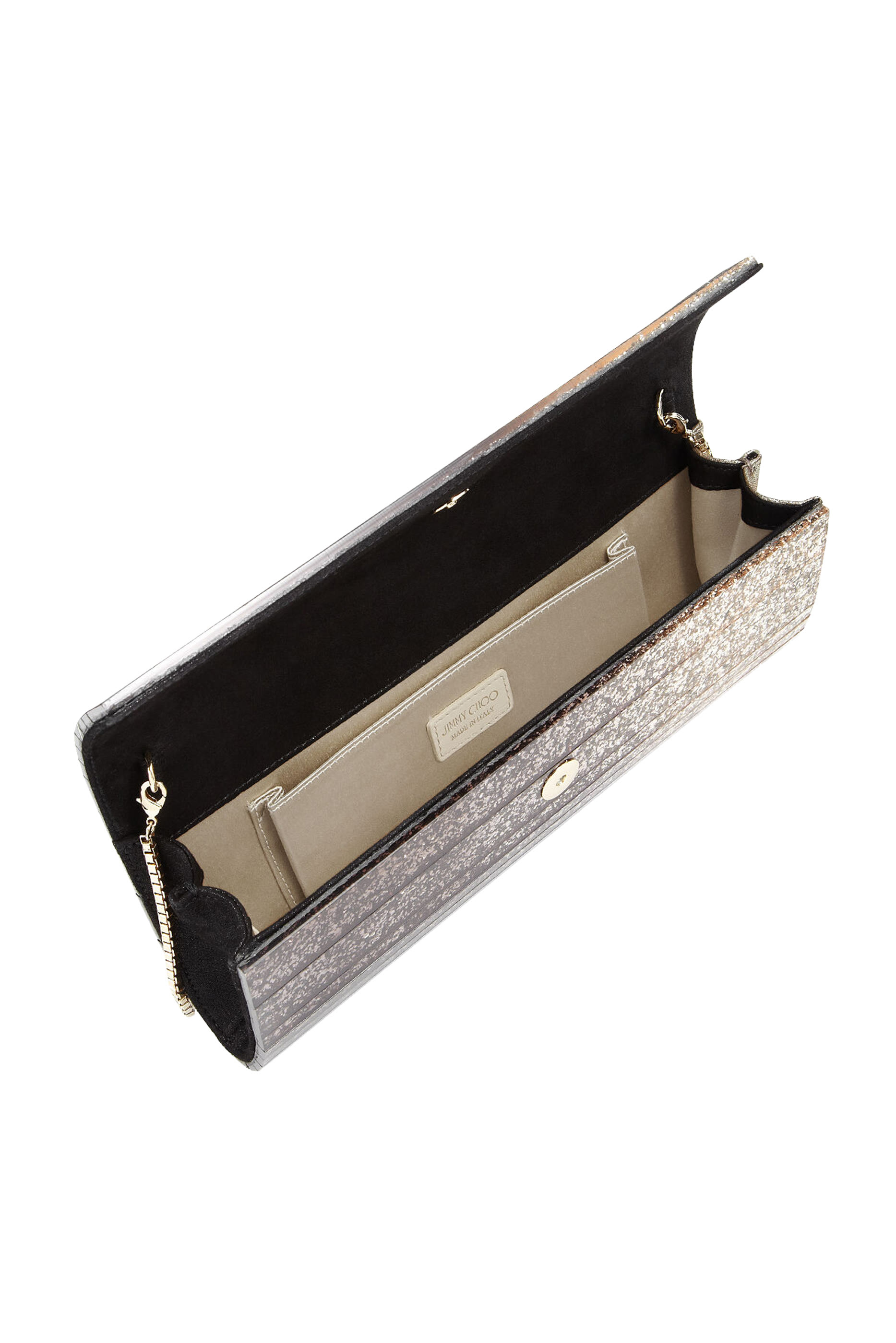 Sweetie Dégradé Glitter Plexi Clutch