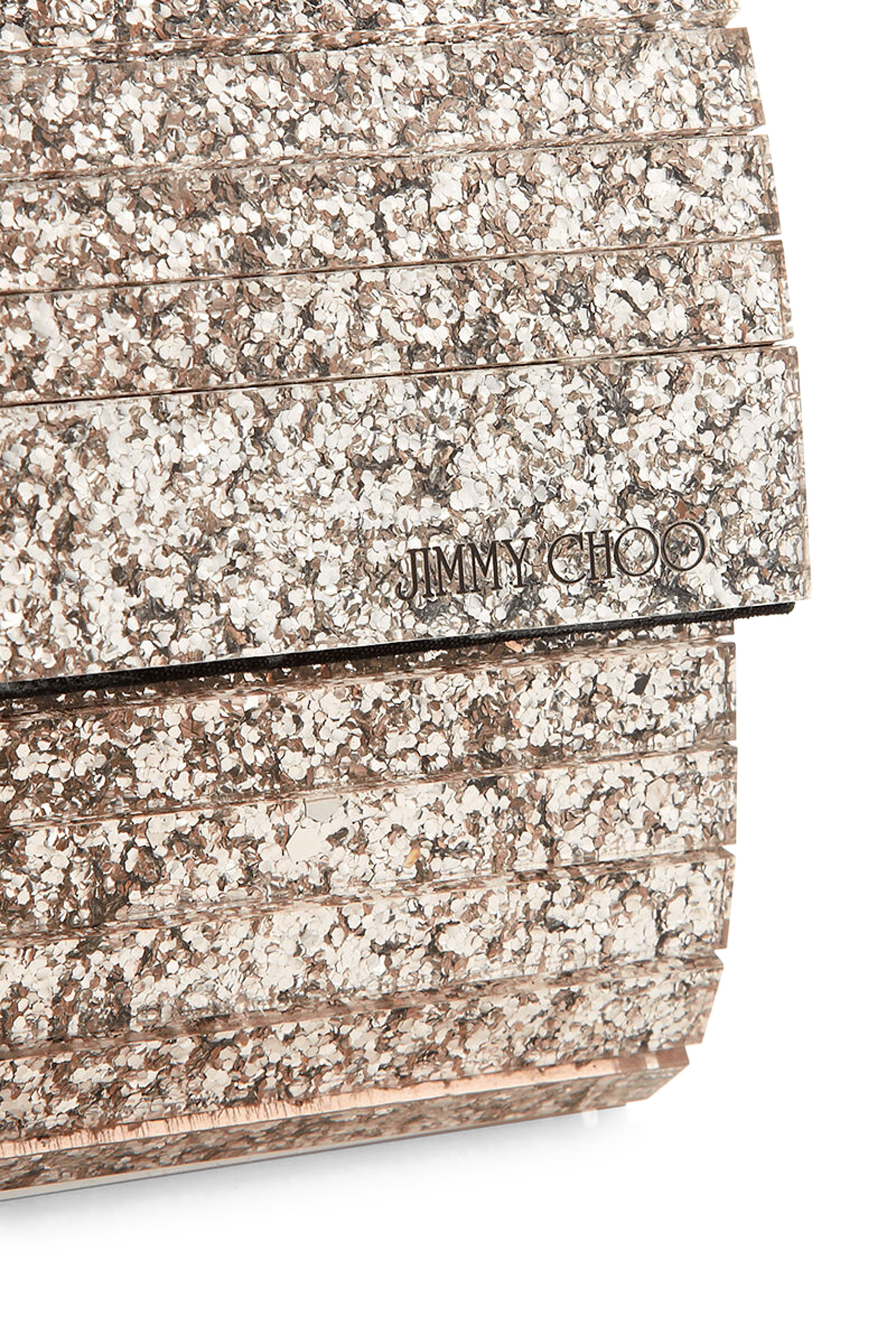 Sweetie Dégradé Glitter Plexi Clutch