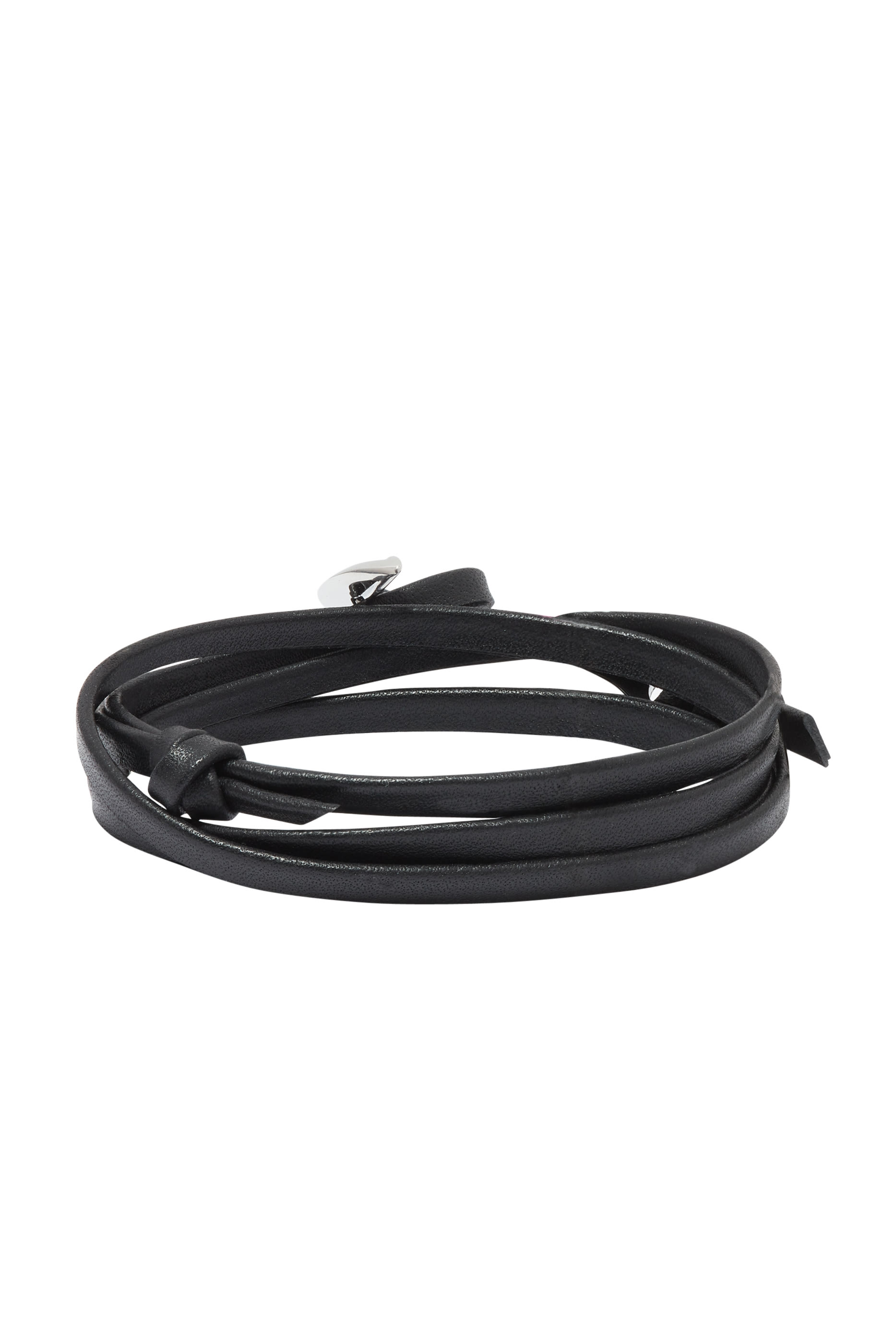 Anchor Leather Bracelet