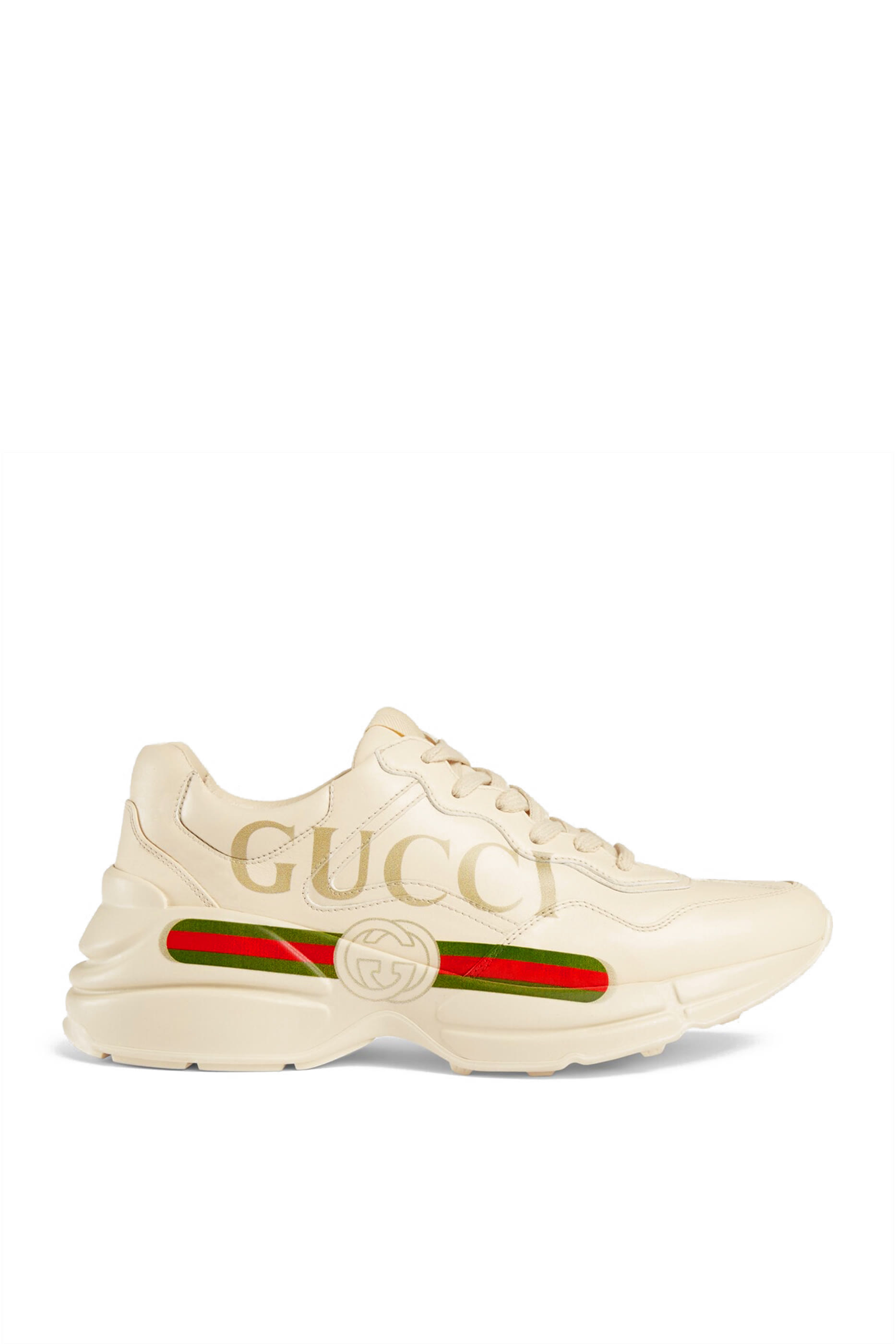 Rhyton Logo Leather Sneakers