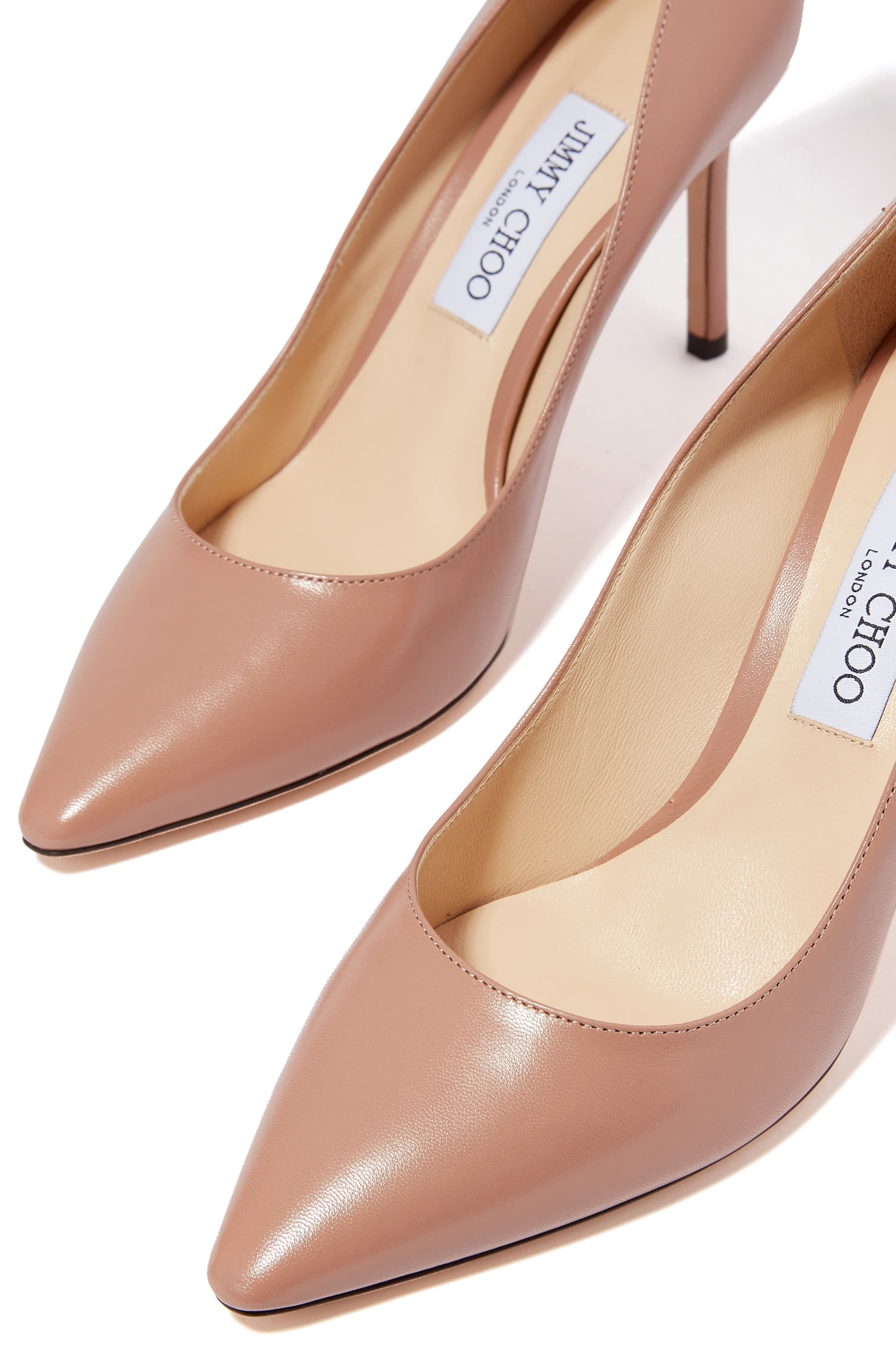 Romy 85-Kid Leather Pointy Toe Pumps