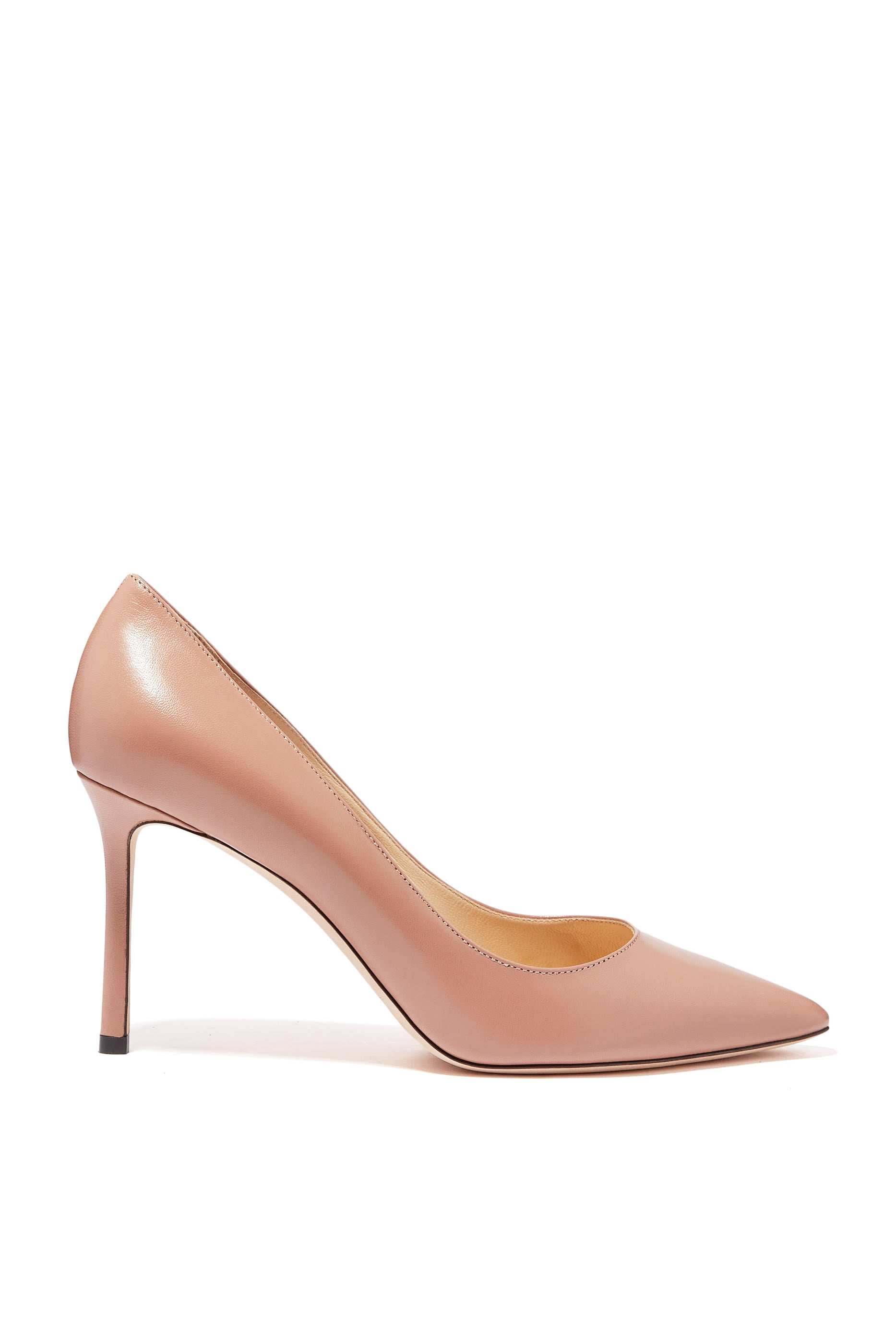 Romy 85-Kid Leather Pointy Toe Pumps