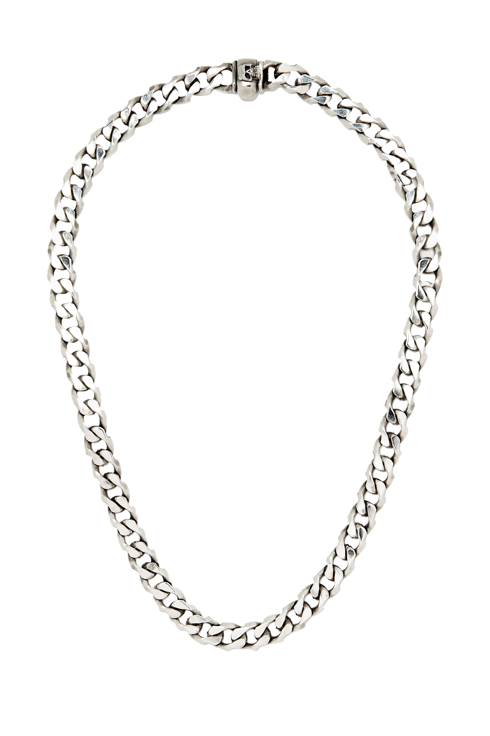 Thick Necklace Skull Clasp