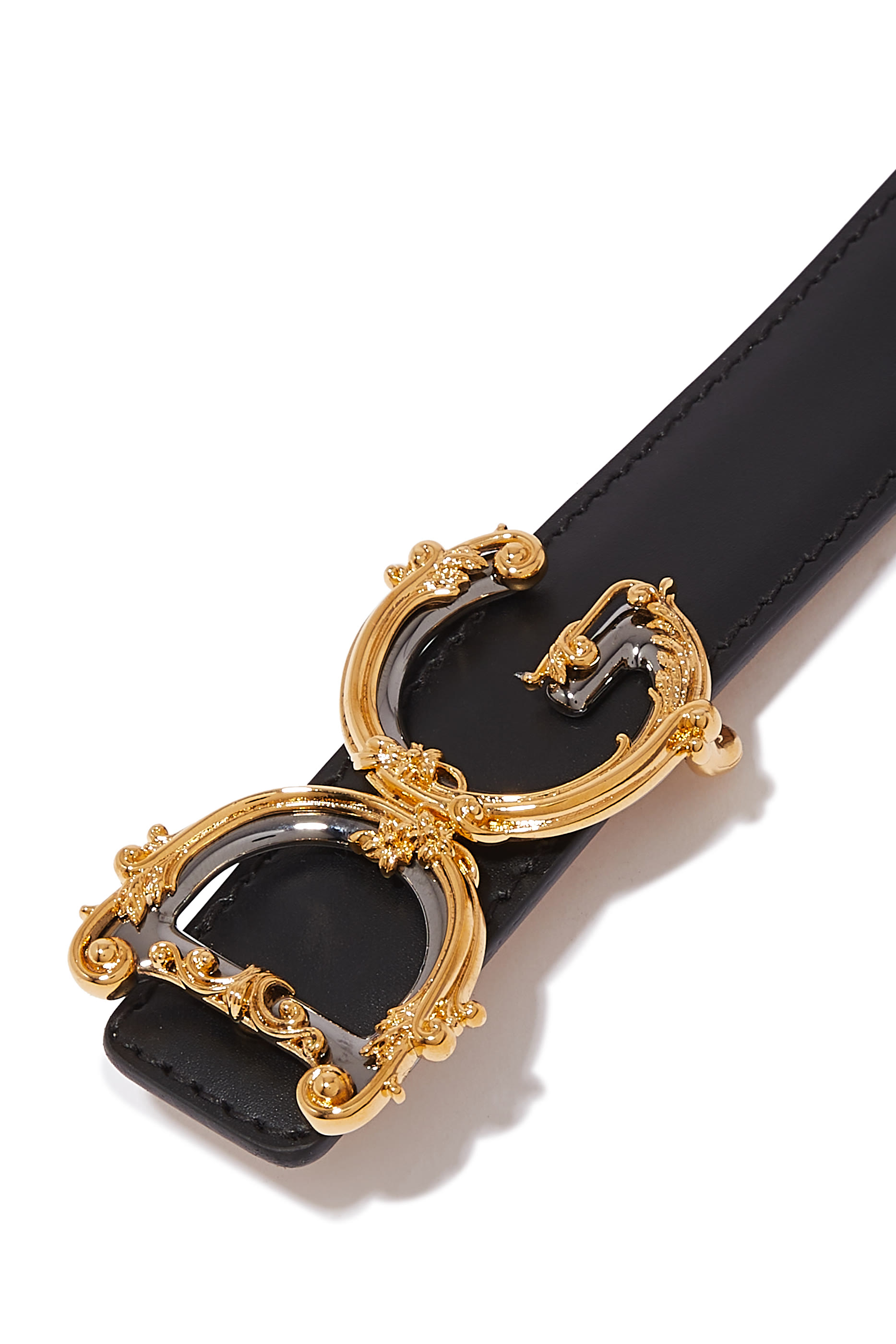 Logo Leather Belt