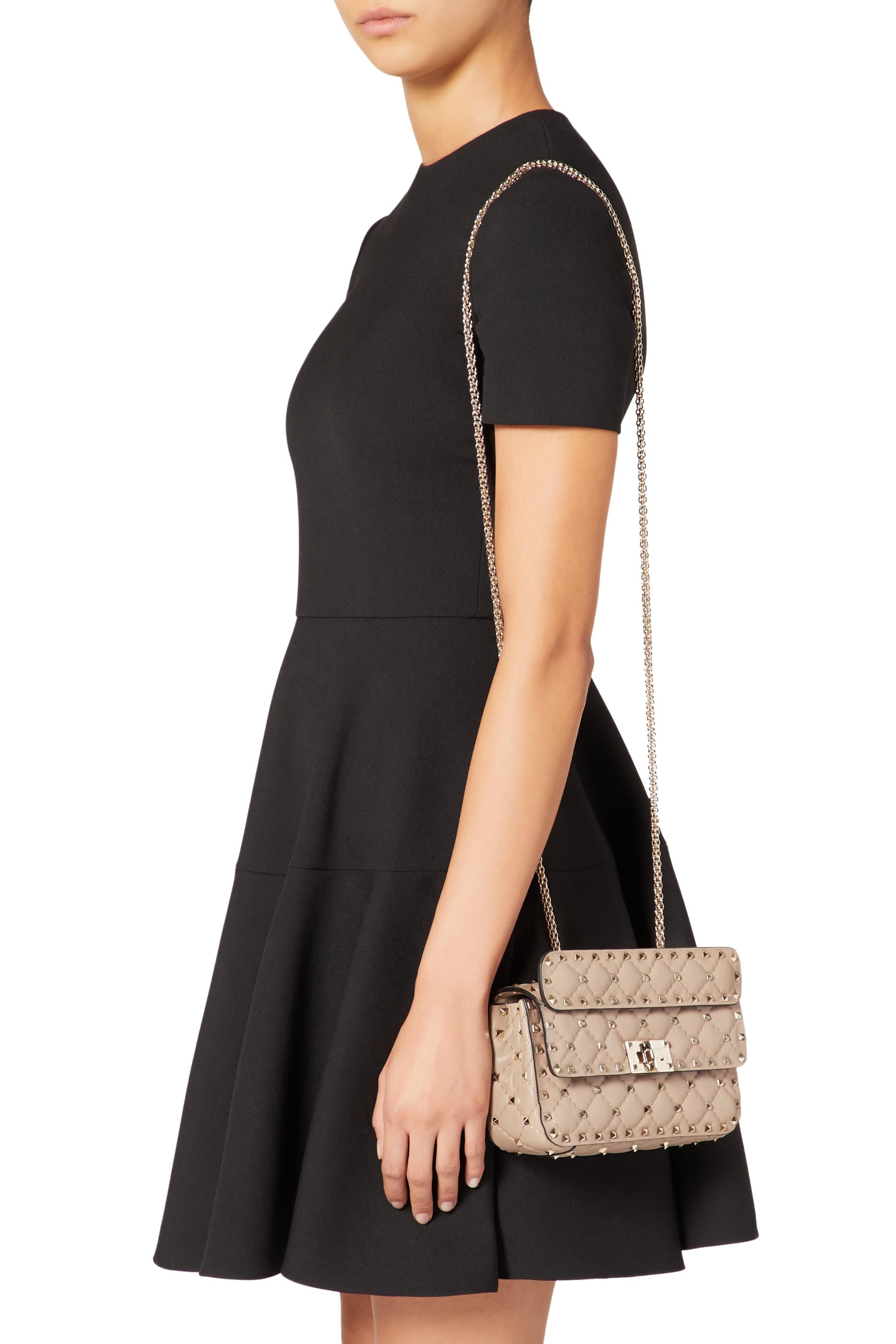 Rockstud Spike Shoulder Bag