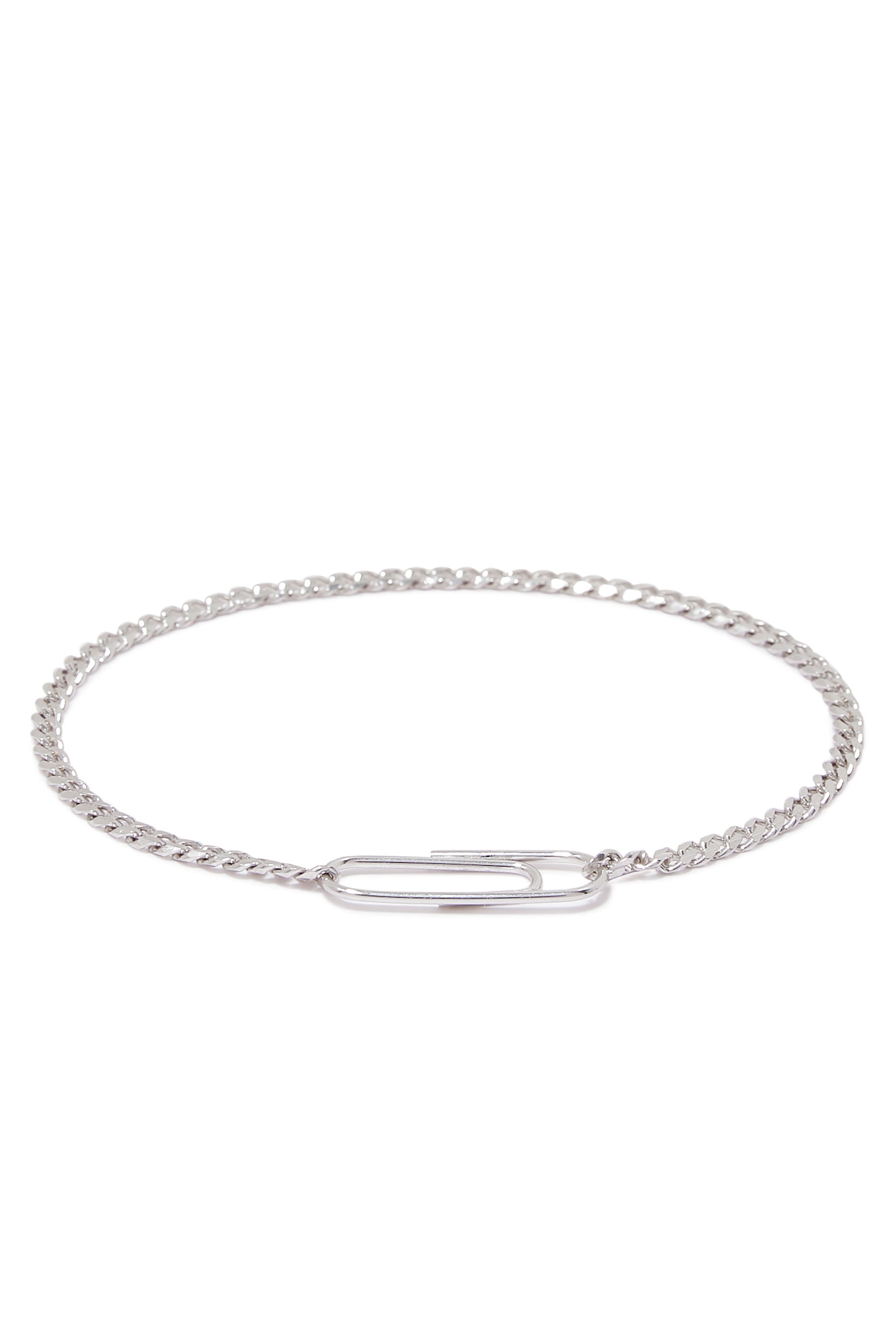 Cuban Link Paper Clip Bracelet