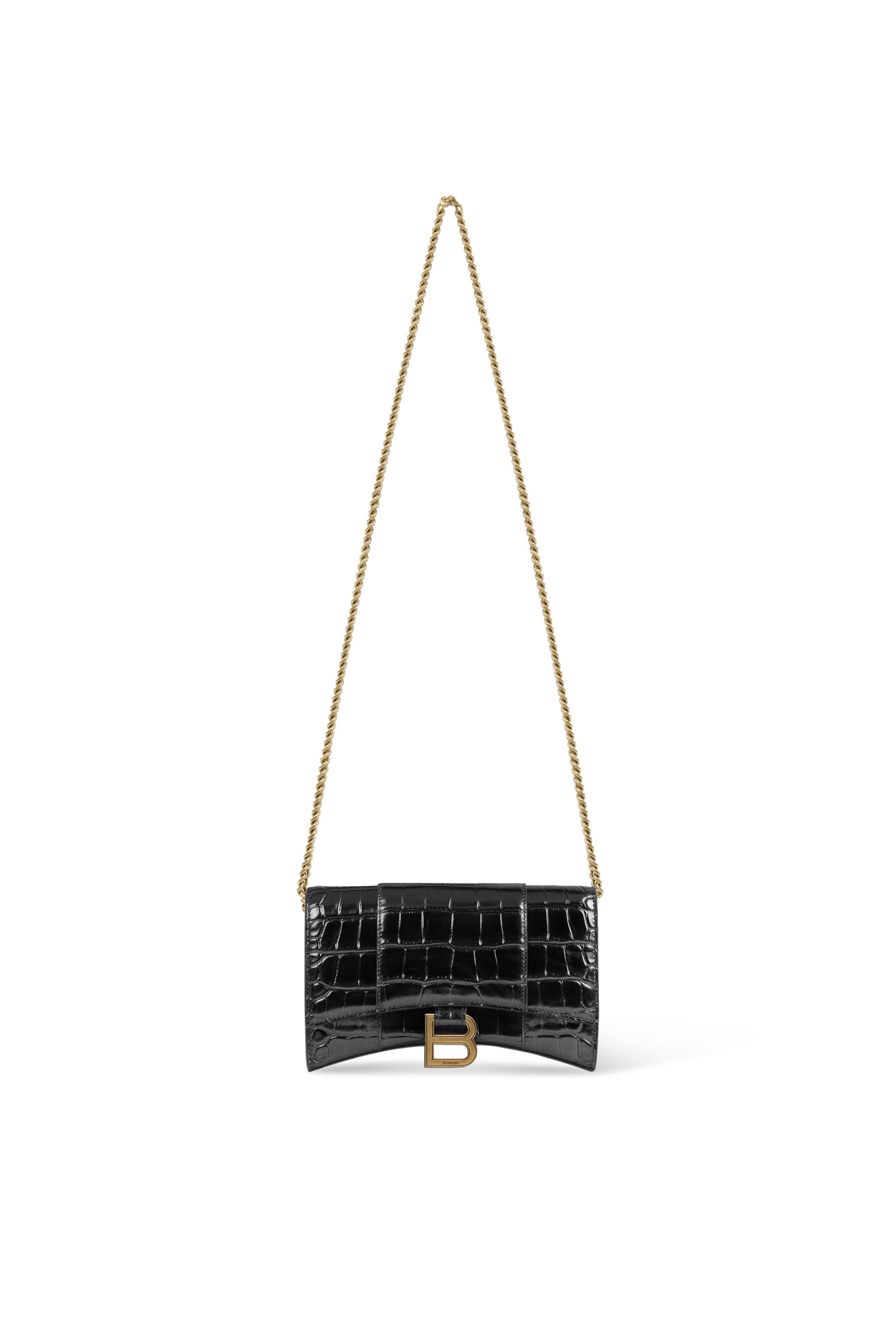 Hour Glass Wallet Chain Bag