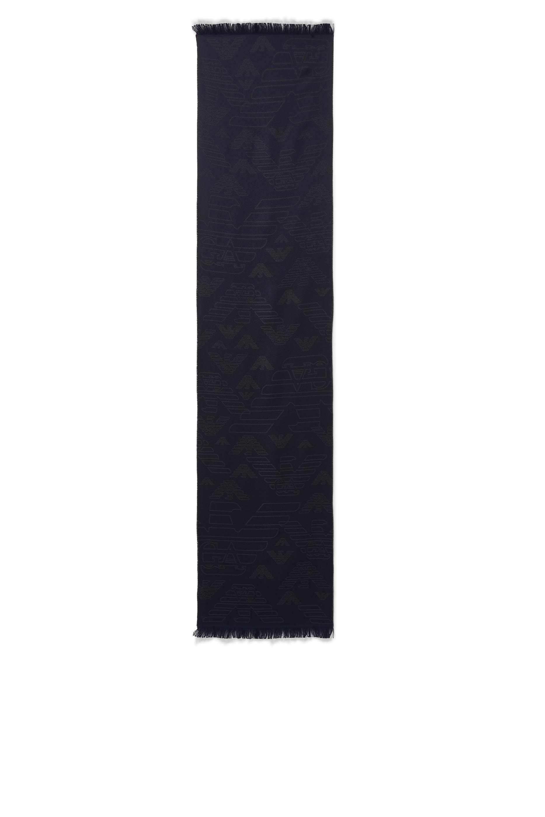 EA Macro Logo Wool Scarf