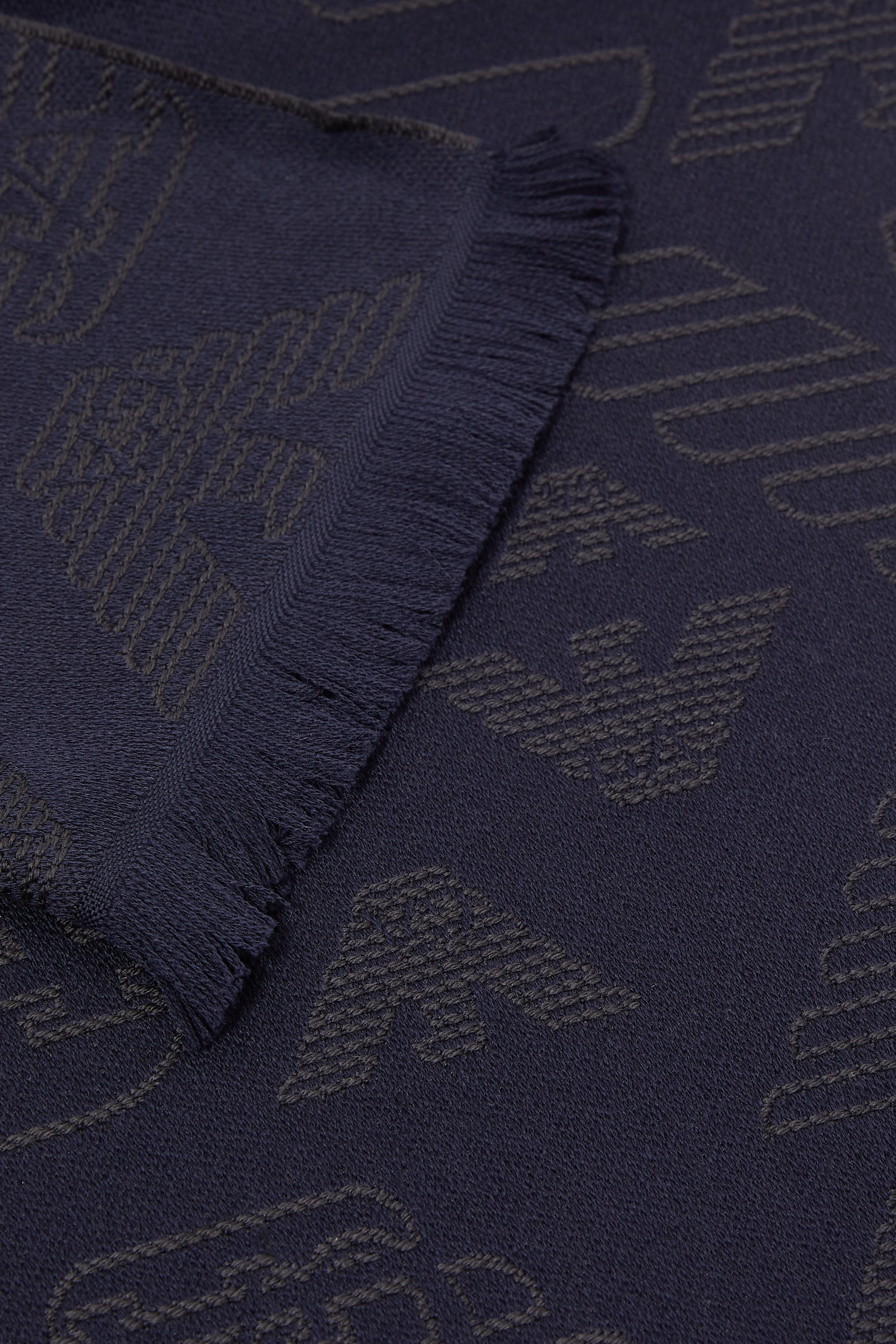 EA Macro Logo Wool Scarf