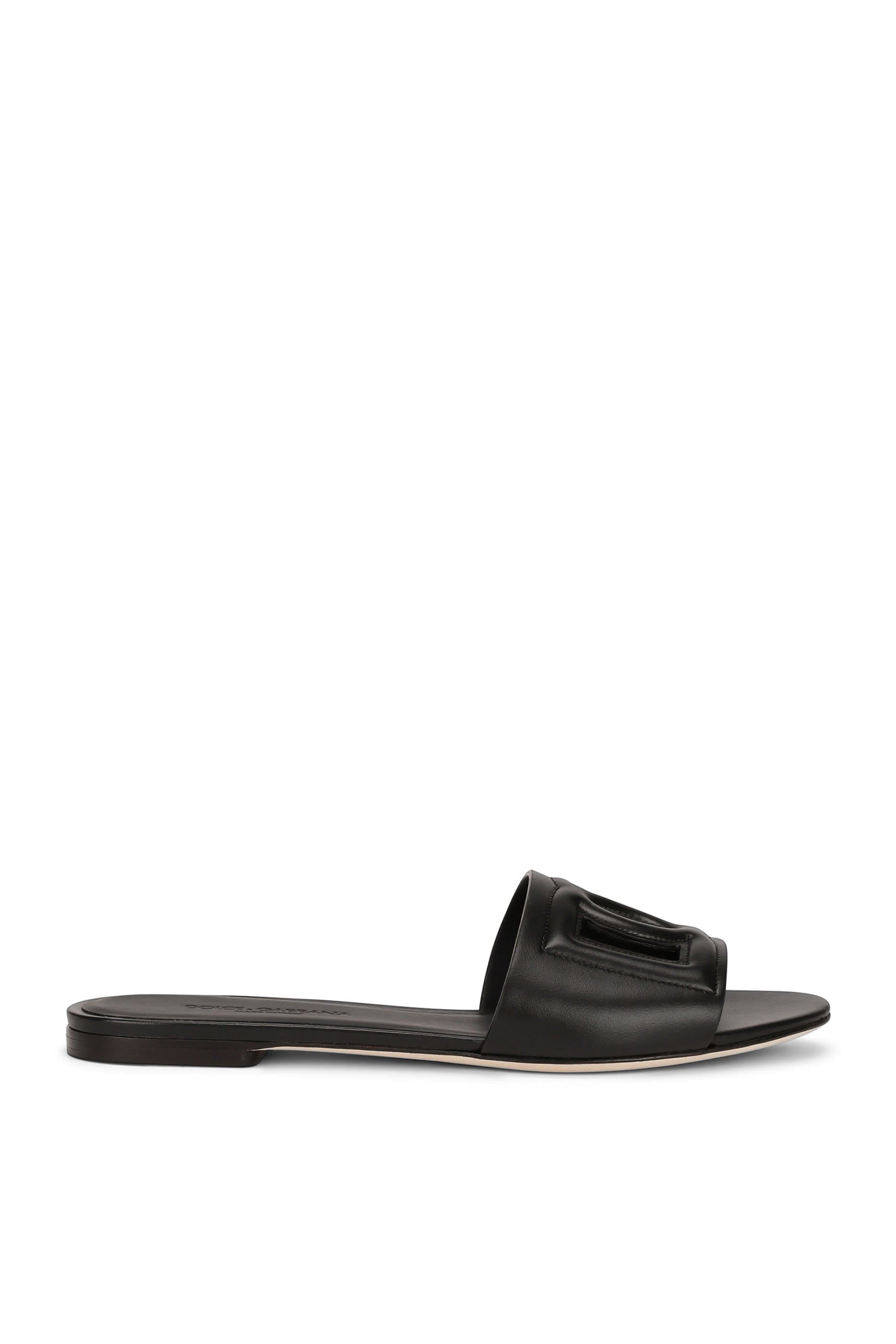 Calfskin Sliders with DG Logo 