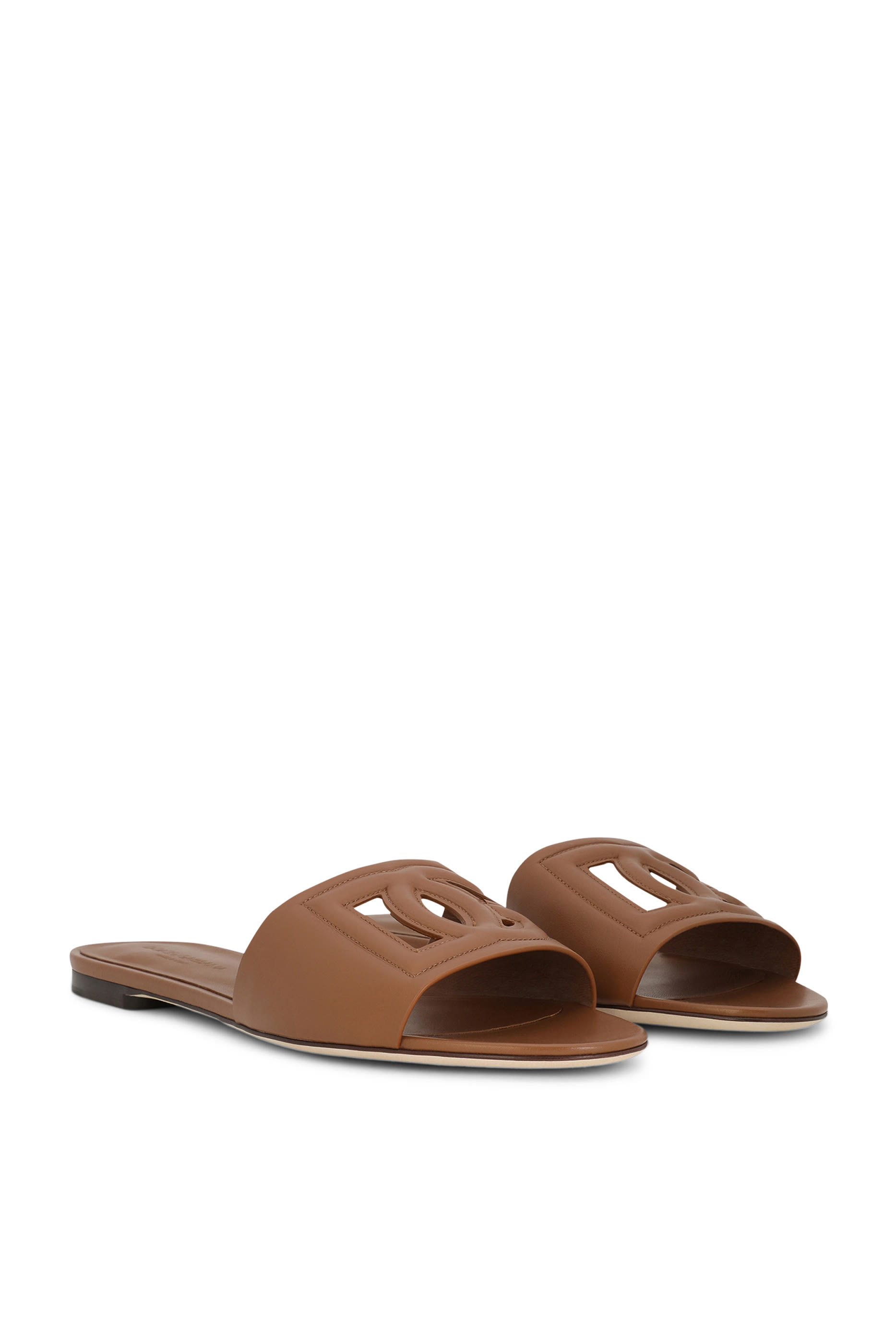 Calfskin Sliders with DG Logo 