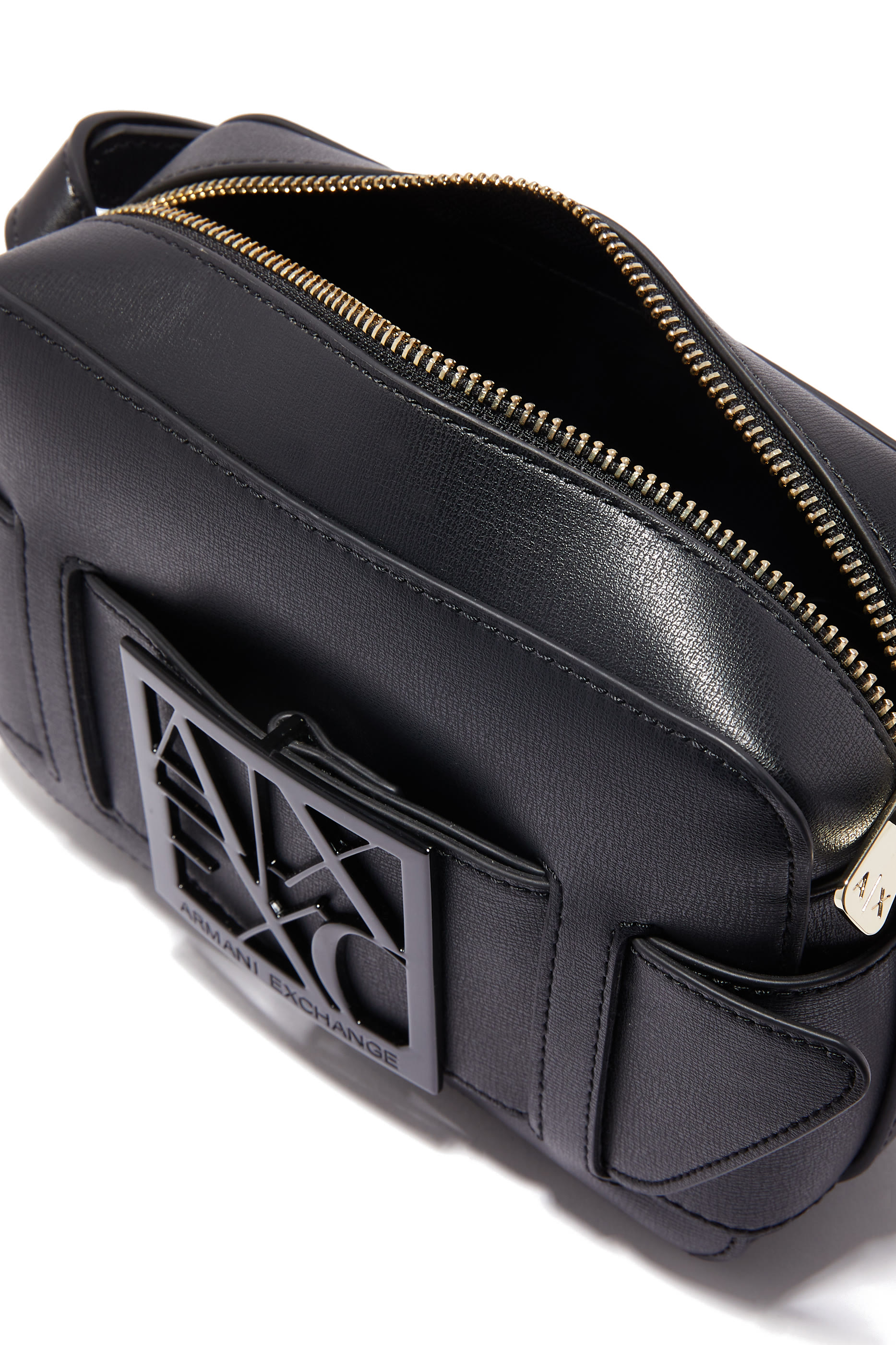 Logo Plaque Crossbody Bag