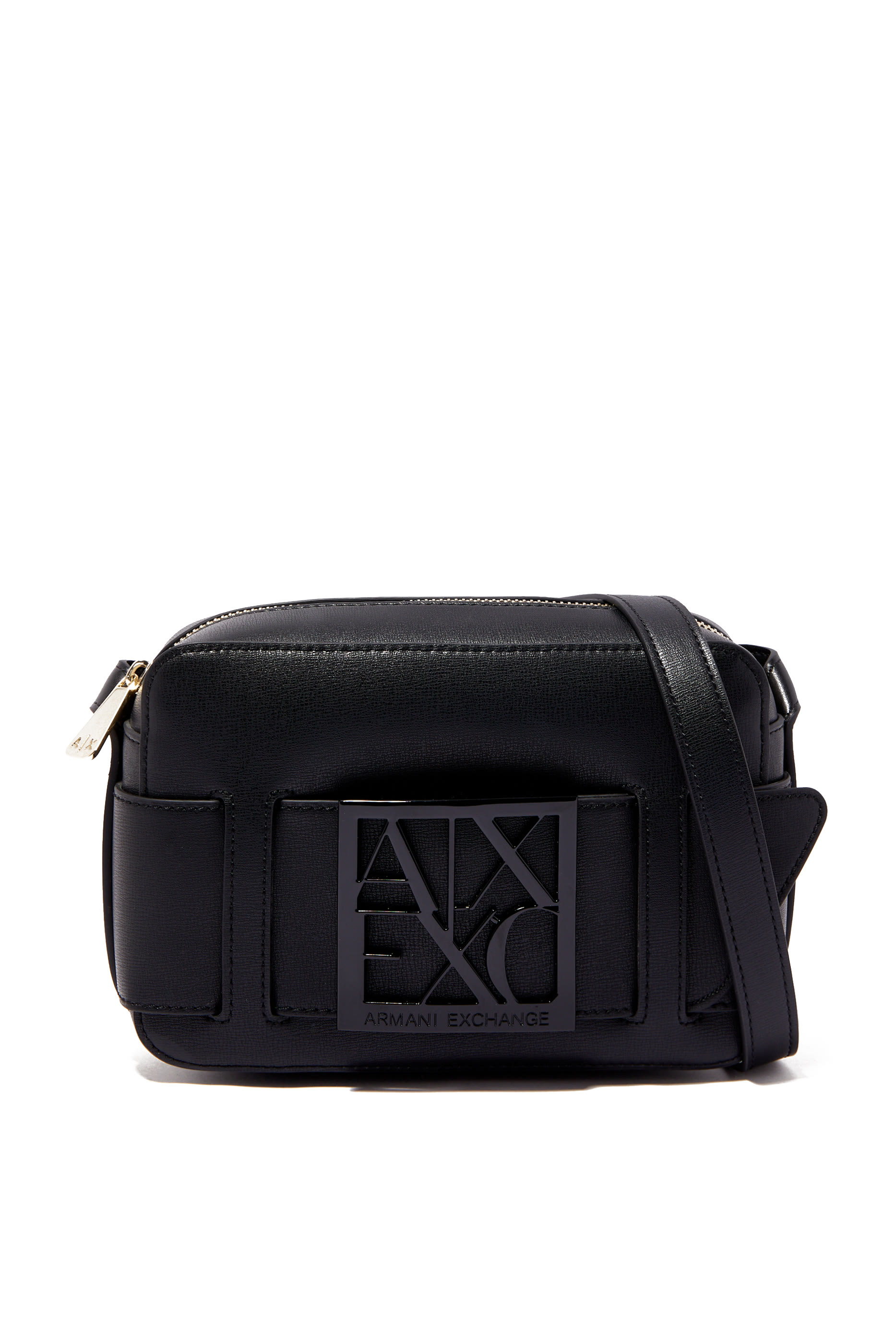 Logo Plaque Crossbody Bag