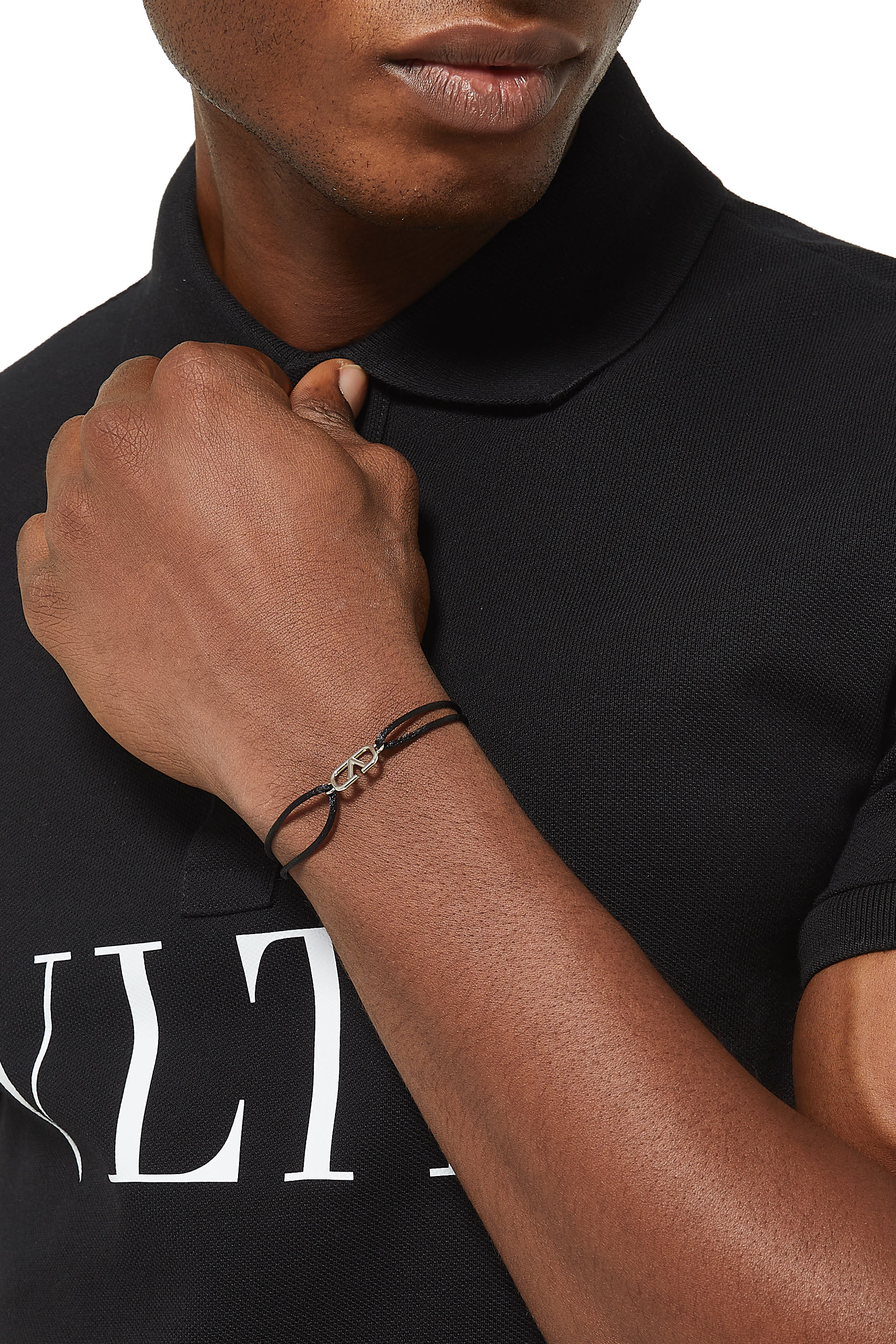 Valentino Garavani V Logo Signature Bracelet