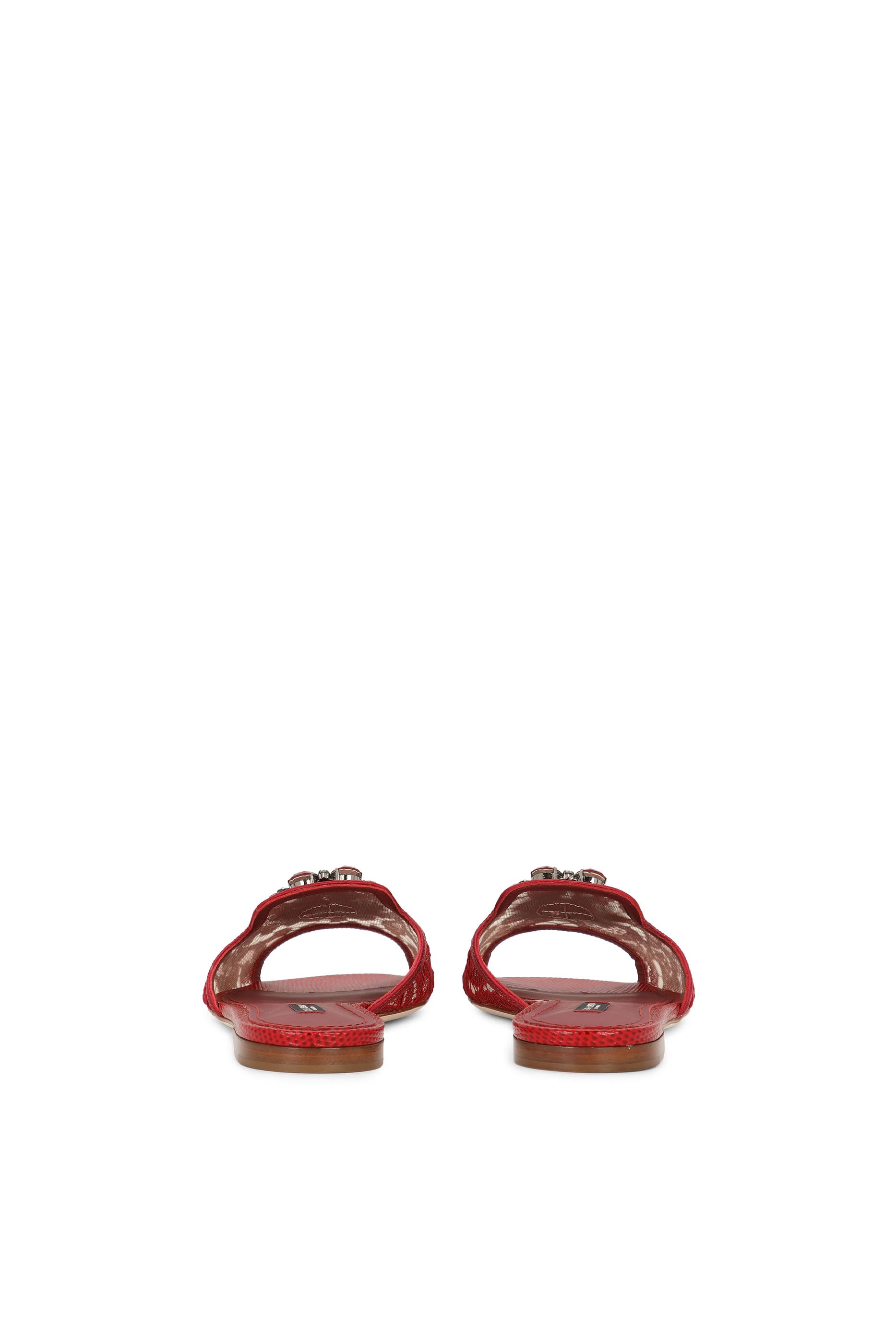  Slippers in Lace with Crystal 
