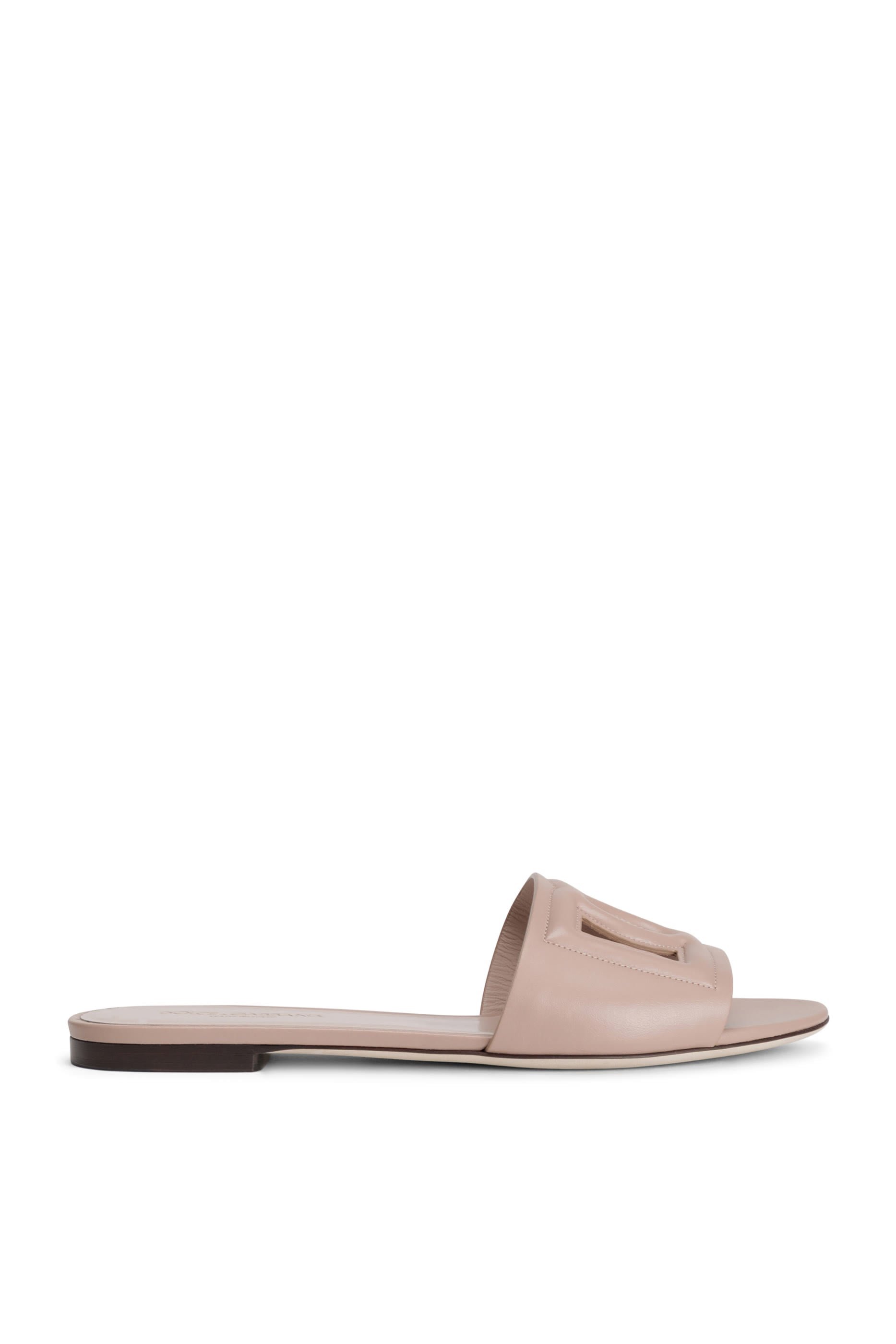 Calfskin Slides with DG Logo
