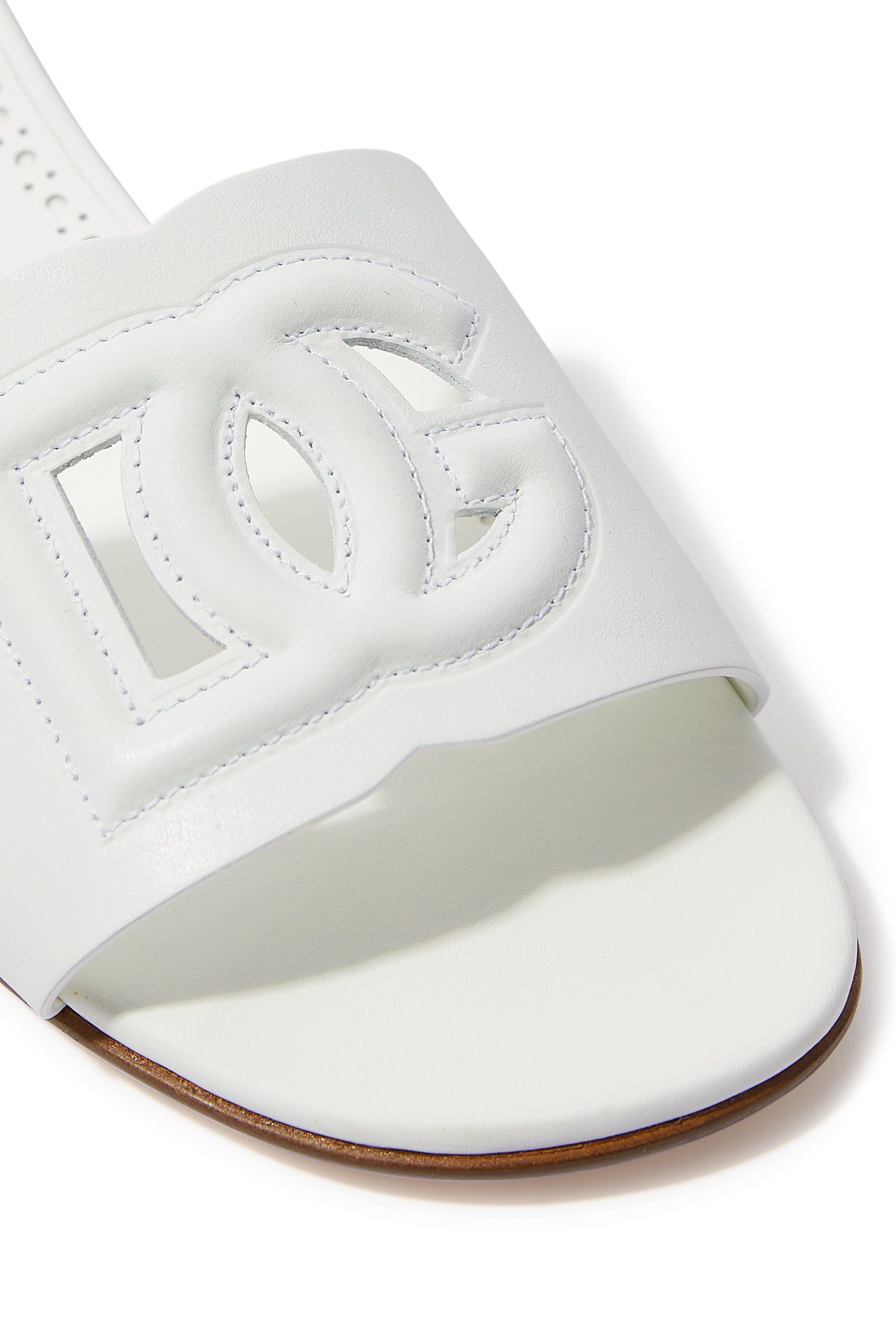 Kids Leather DG Millennials Slides