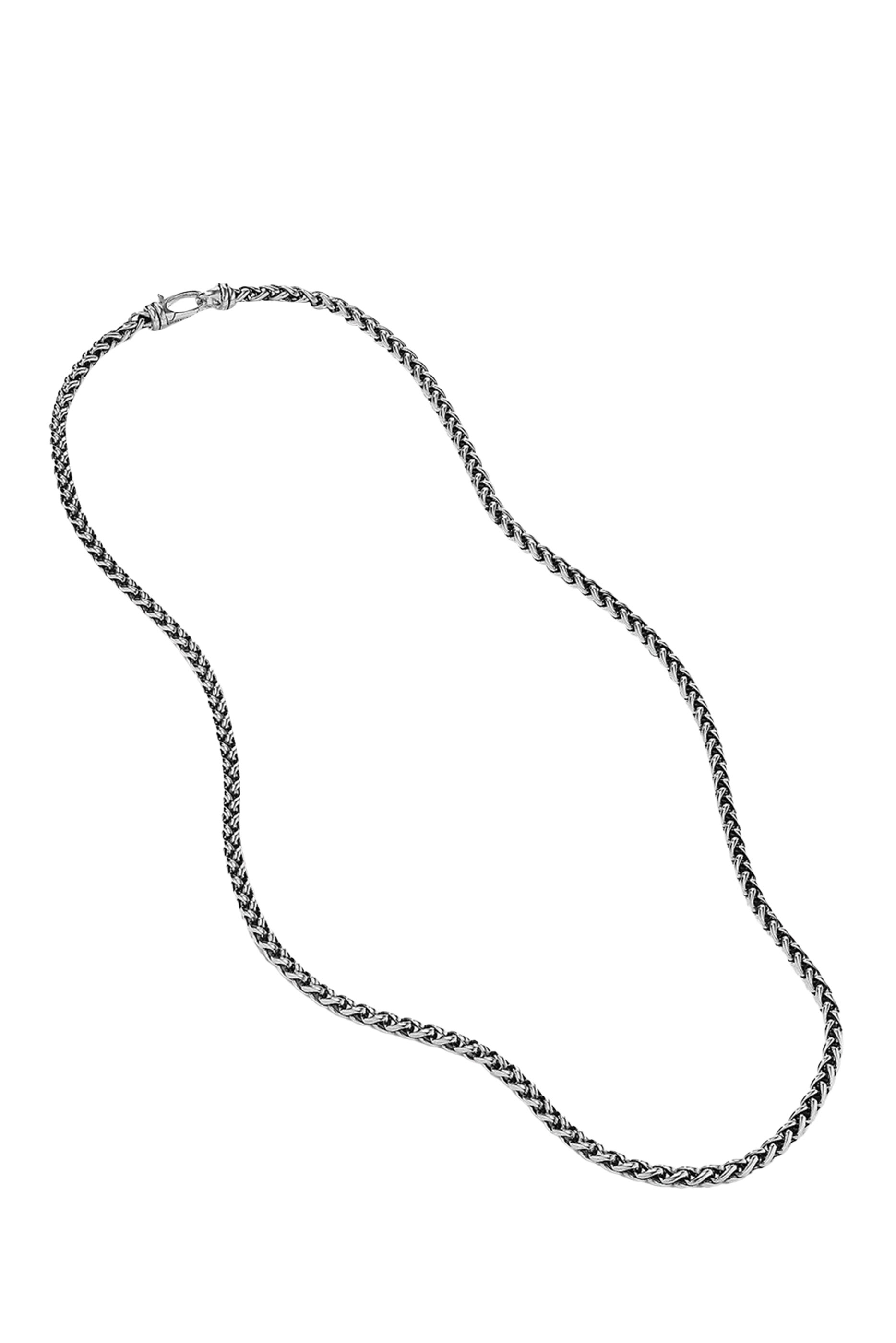 Wheat Chain Necklace in Sterling Silver