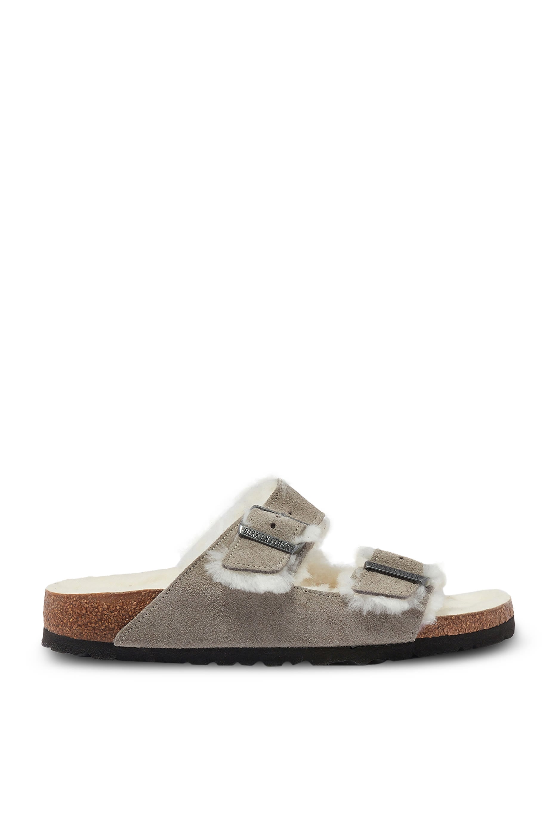  Arizona Shearling Suede Leather Sandal