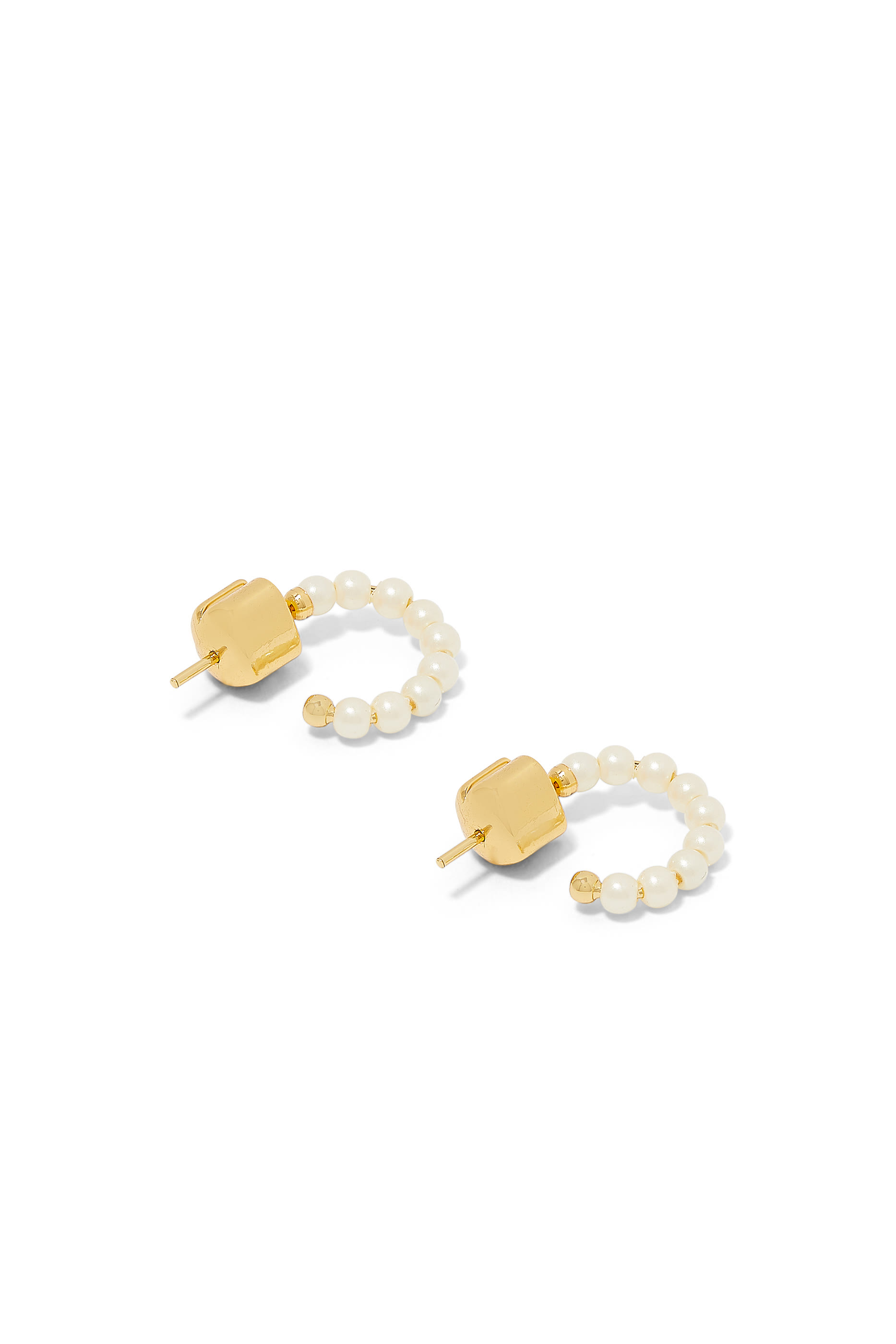 Tiny Twinkles Mini Pearl Hoops