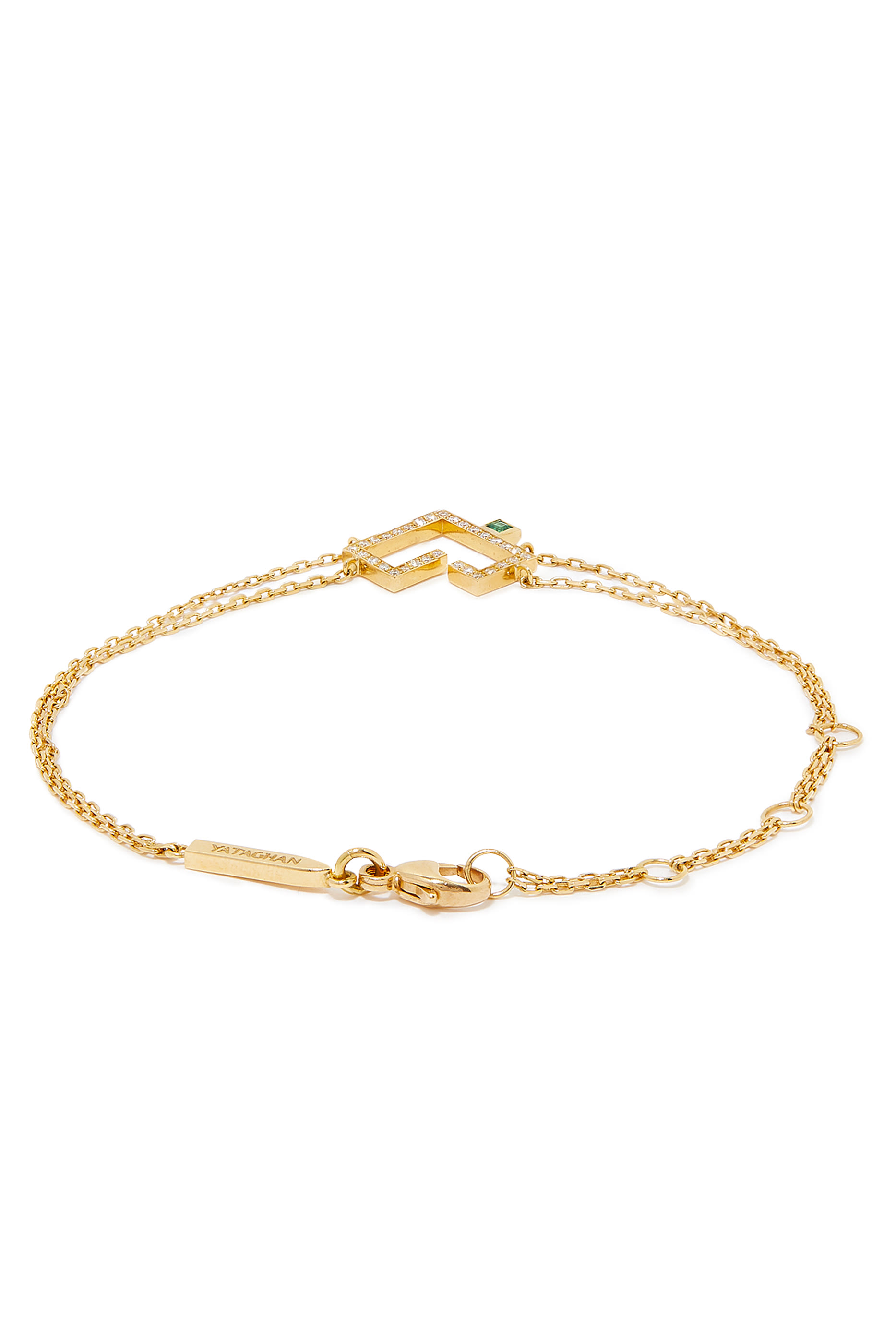 Hubb Bracelet with Emerald