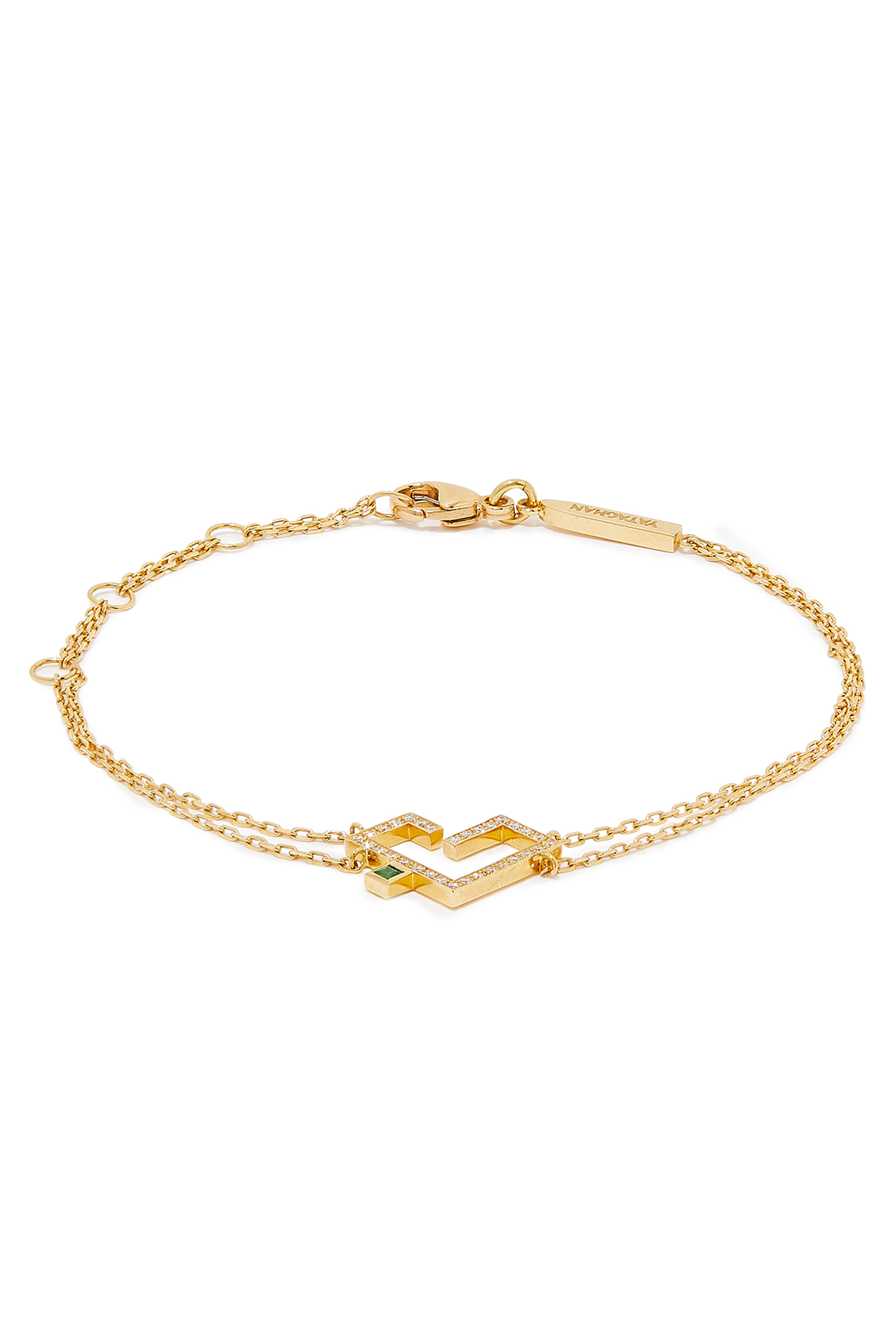 Hubb Bracelet with Emerald