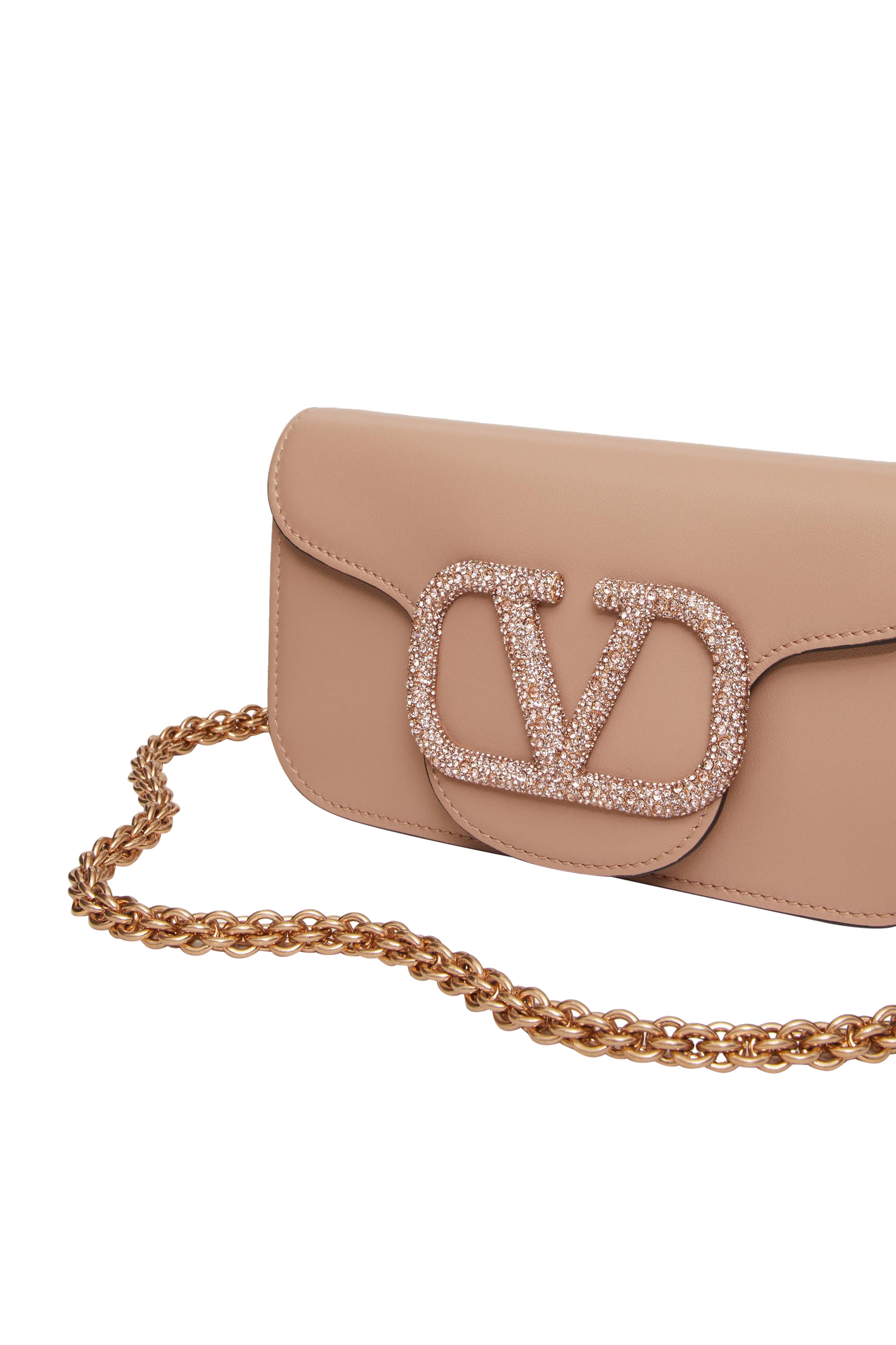 Valentino Garavani Locò Crystal Shoulder Bag
