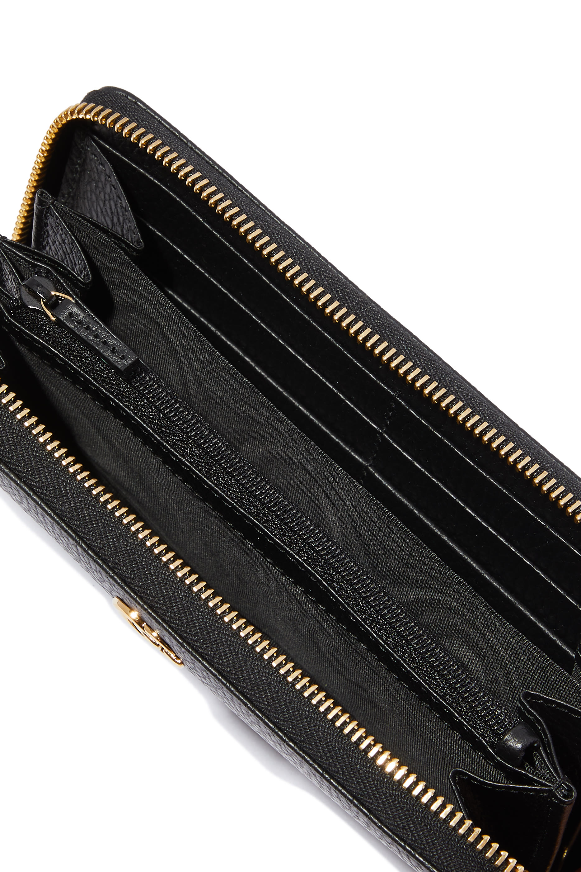 Leather Zip Around Wallet