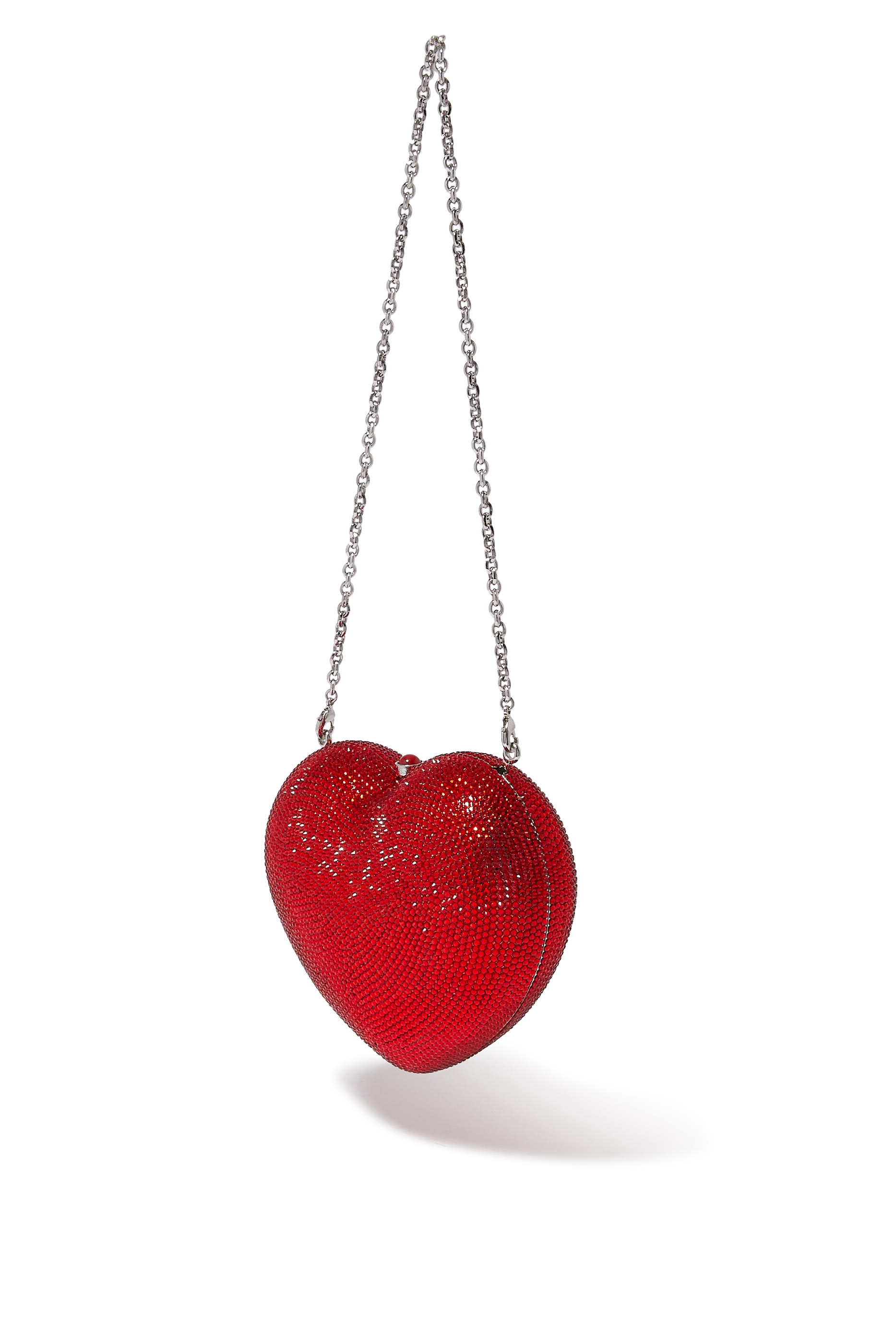 L'Amour Petit Coeur Crystal Clutch Bag