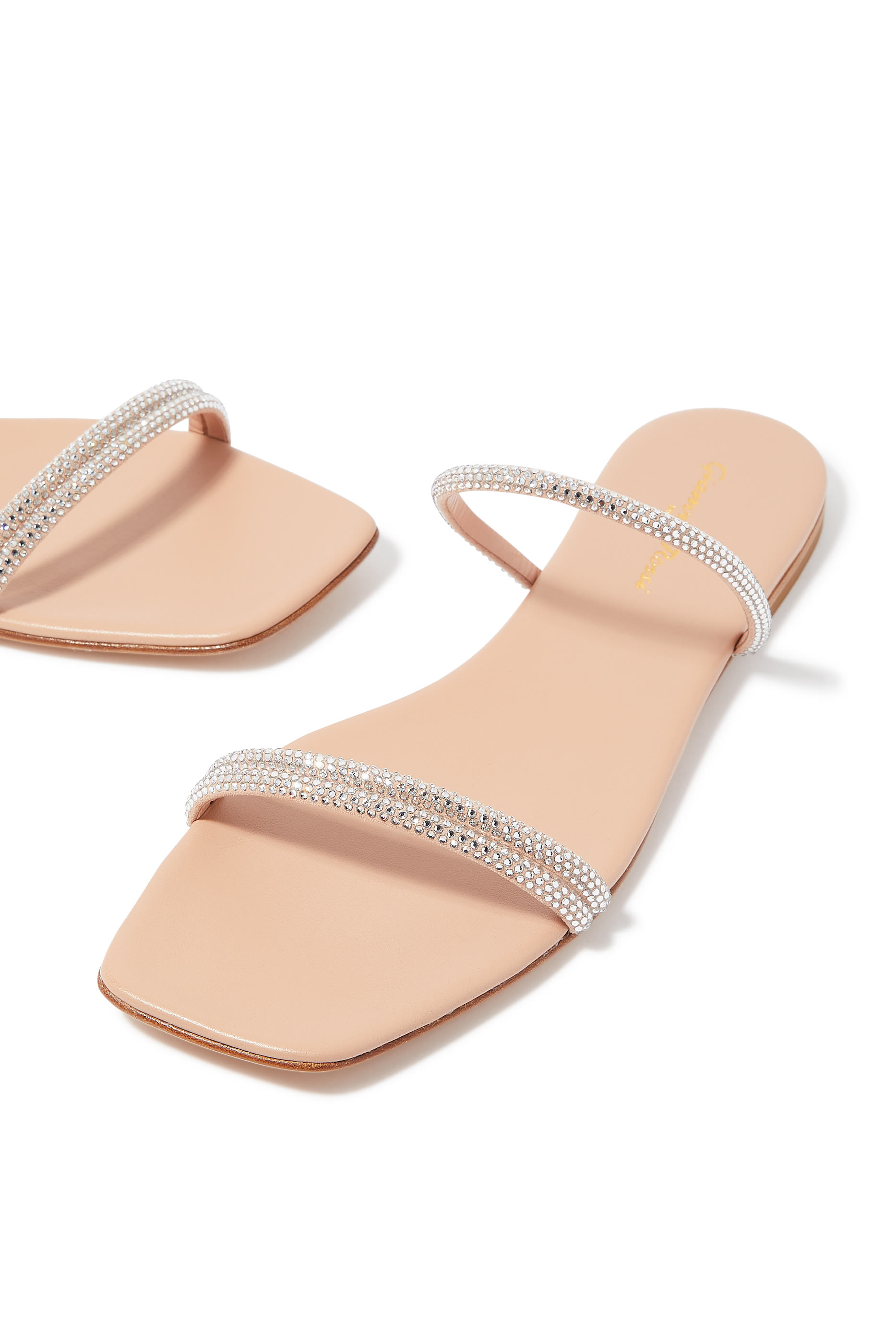 Leather Flat Sandals
