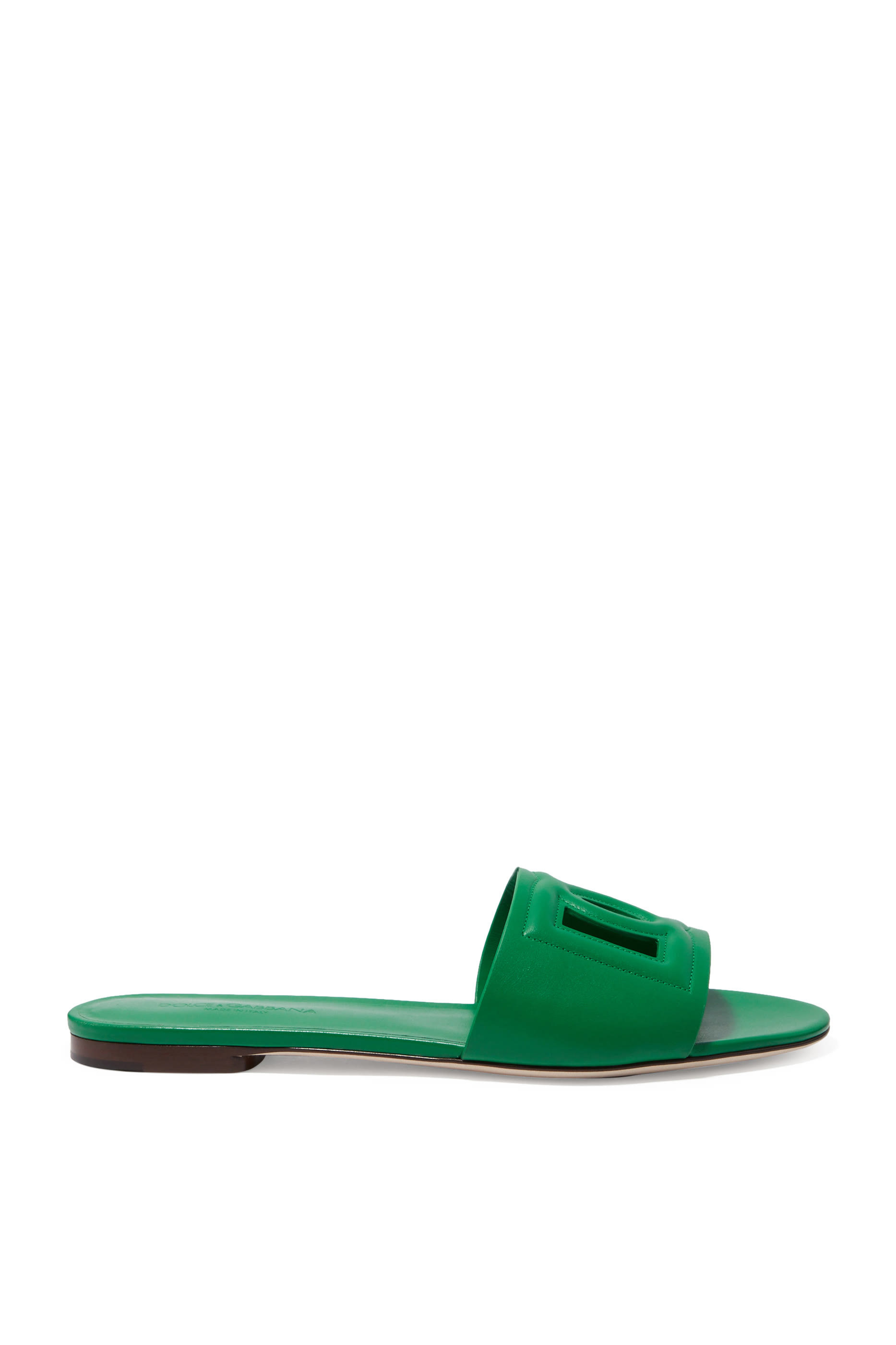 Calfskin Slides with DG Logo