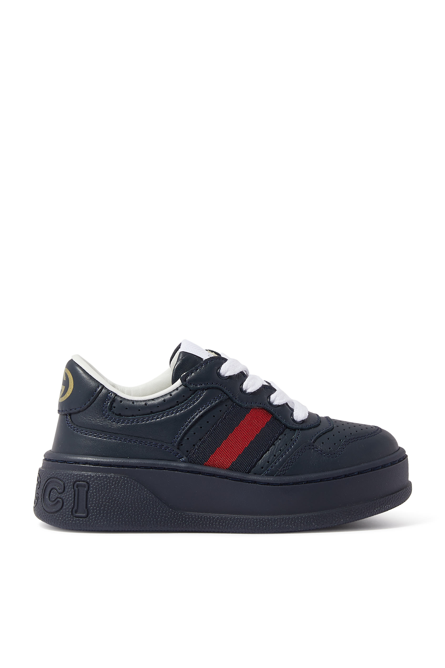 Kids Sneakers with Web Stripe