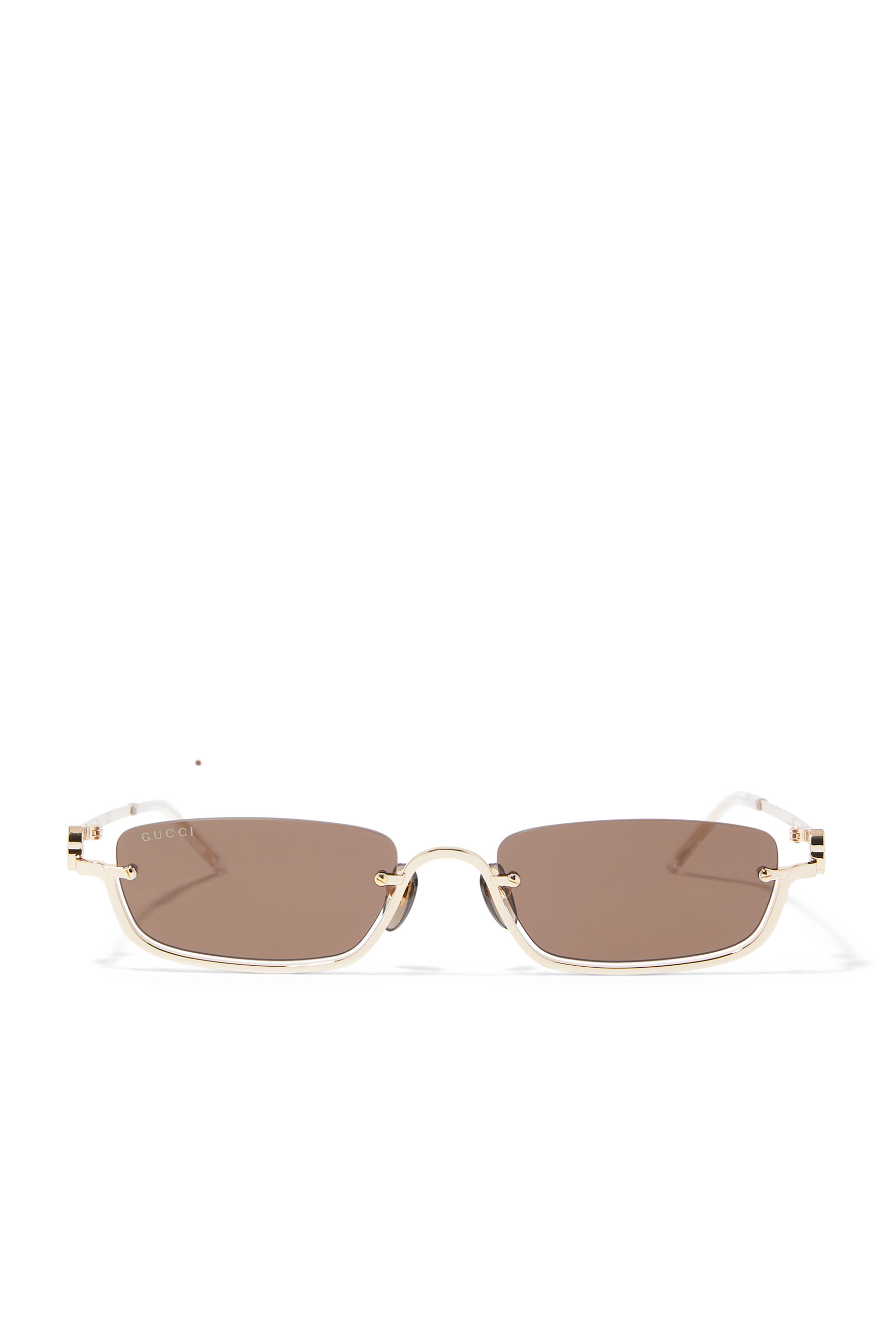 Slim Rectangular Frame Sunglasses