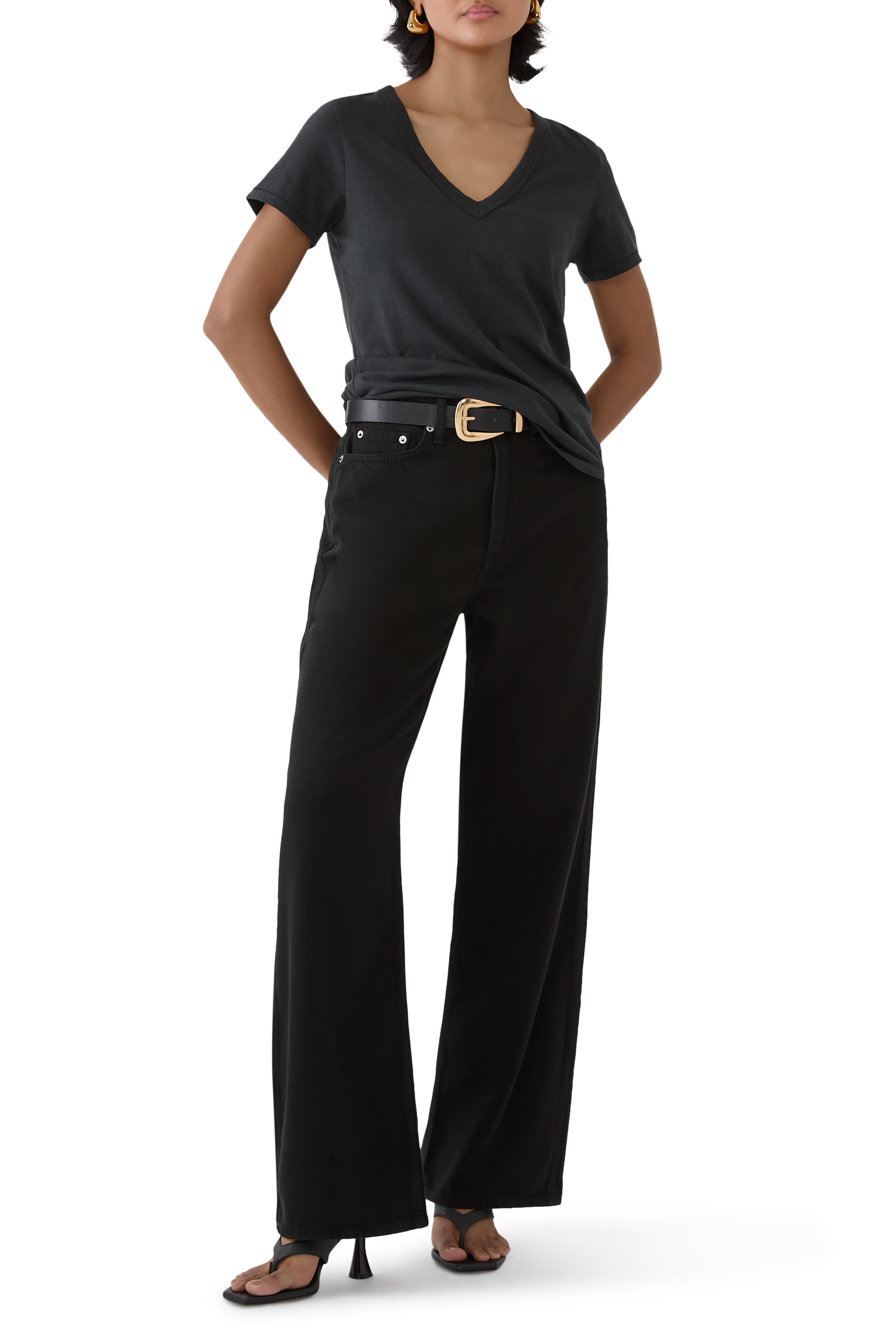 Featherweight Logan Wide-Leg Jeans