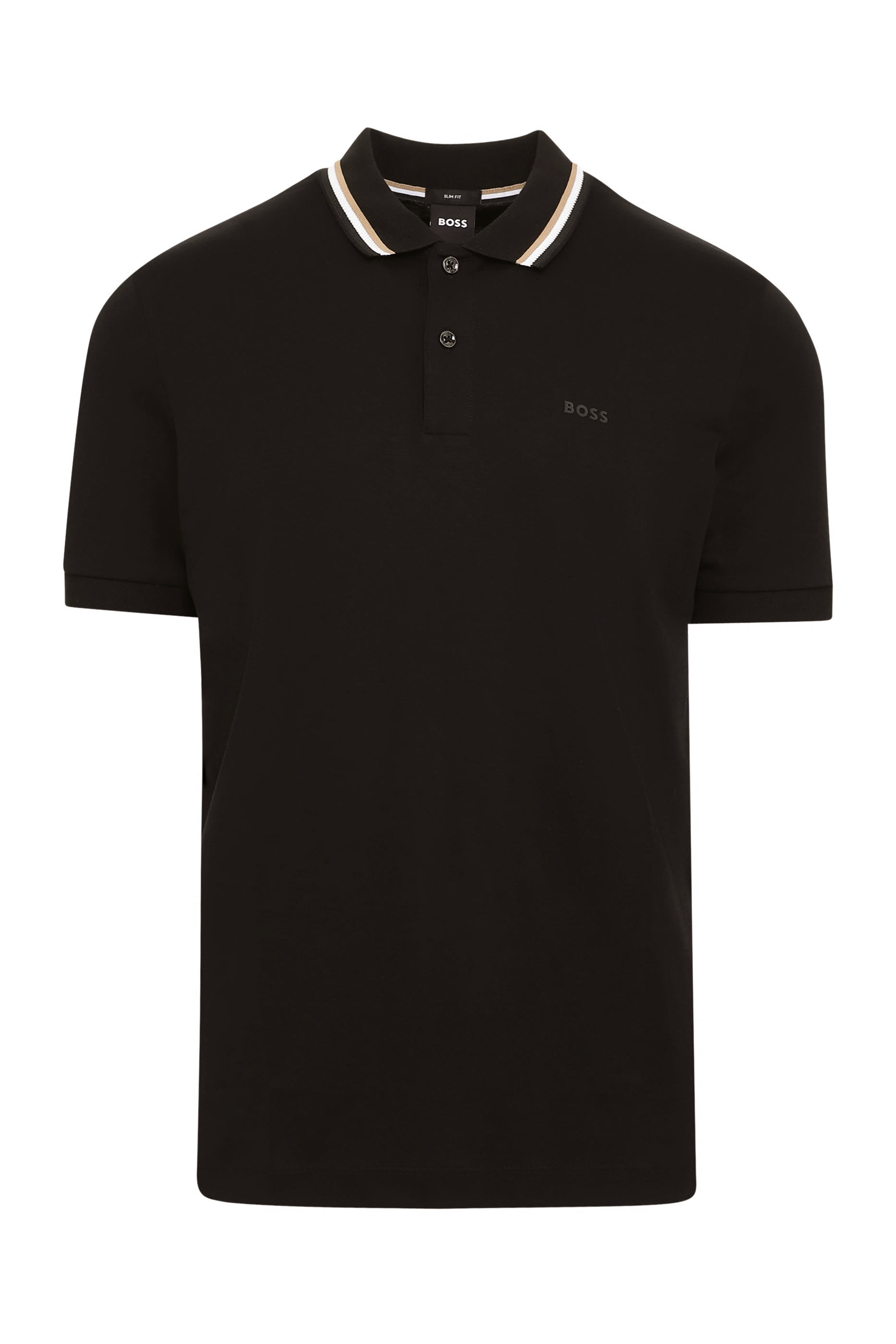 Striped Collar Polo