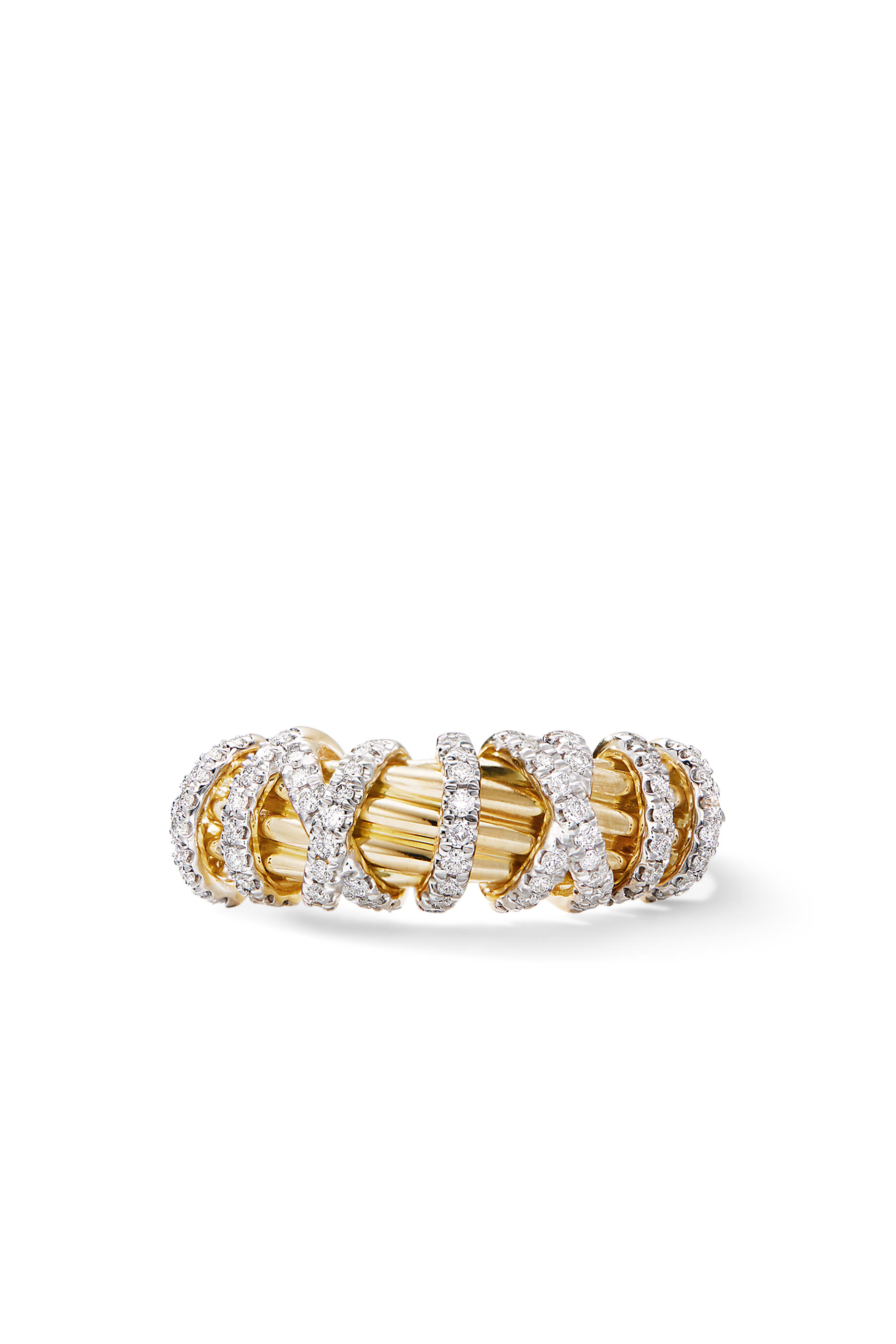 Helena Ring, 18K Yellow Gold & Diamonds