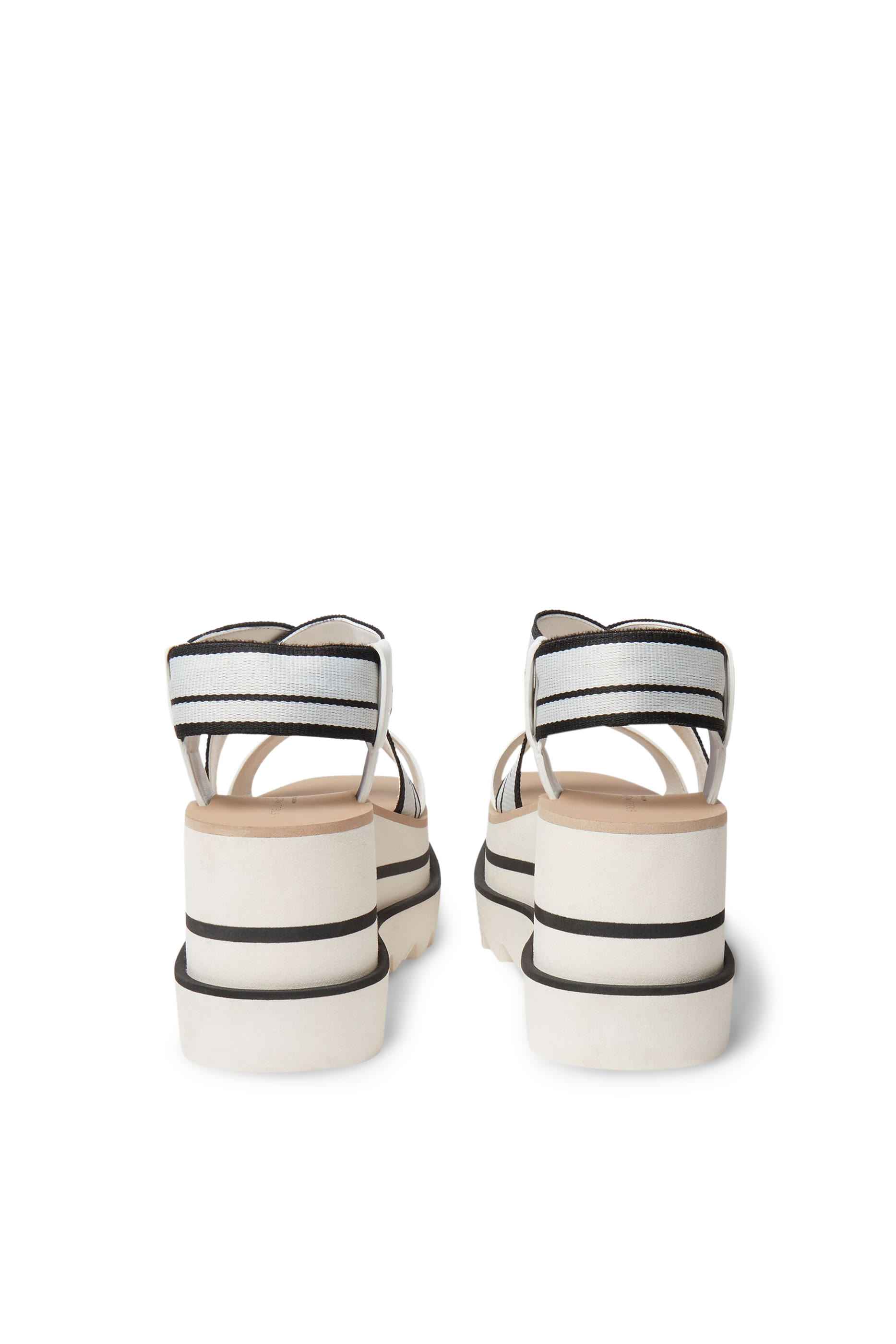 Sneak-Elyse 80 Striped Platform Sandals