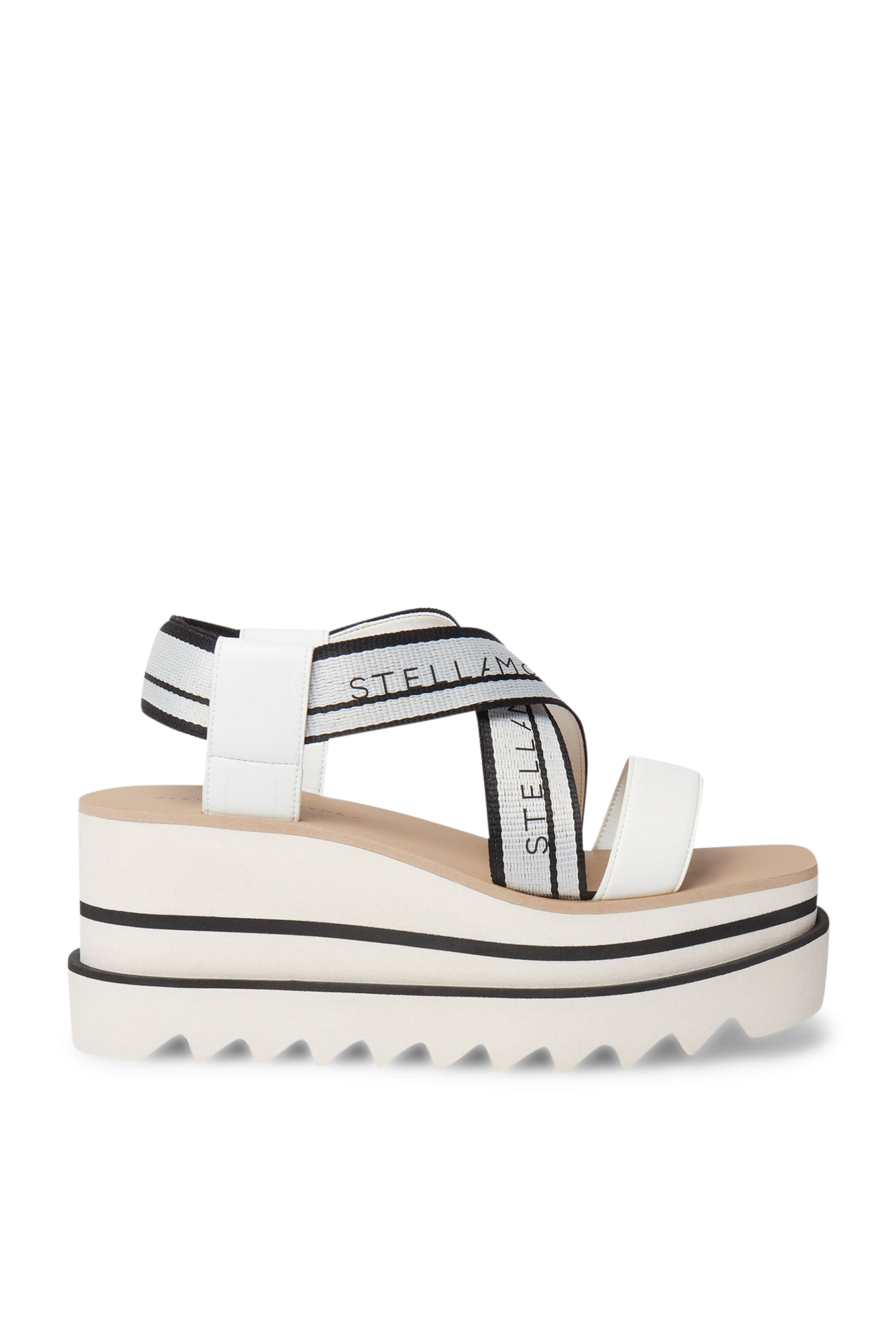 Sneak-Elyse 80 Striped Platform Sandals