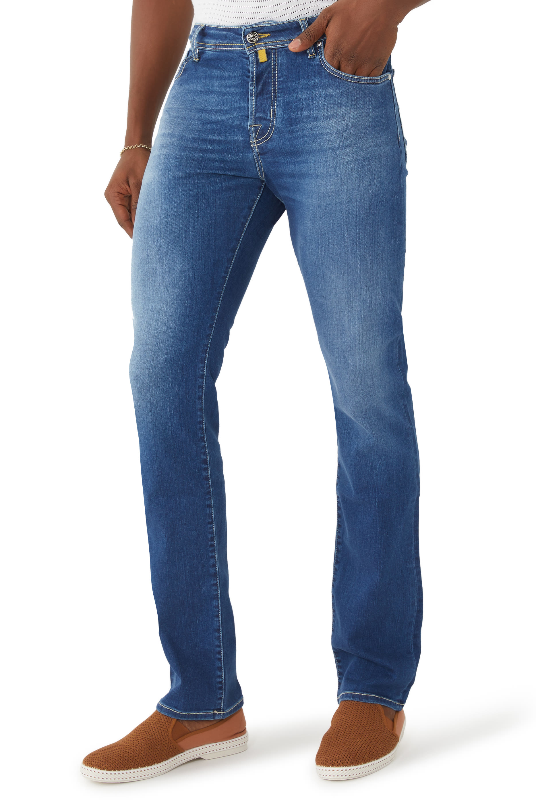 5 Pocket Regular Fit Denim Pant