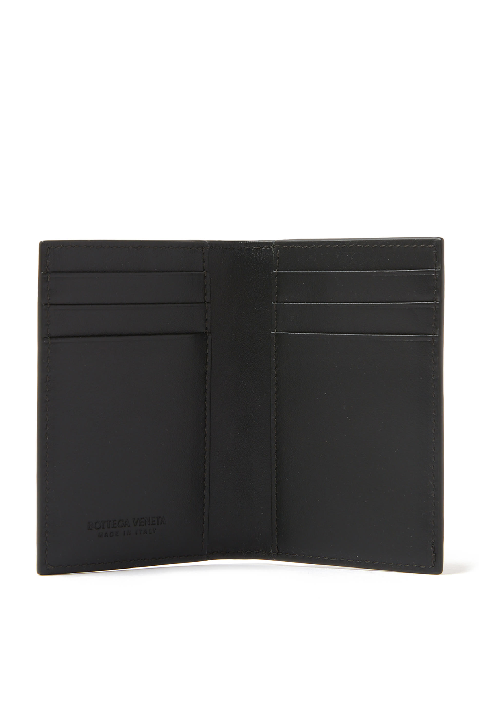 Intrecciato Flap Card Case 