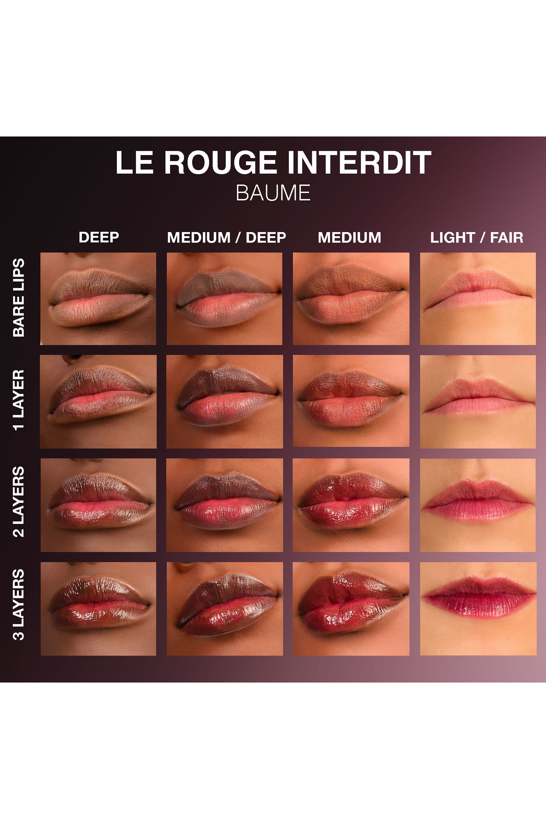Le Rouge Interdit Baume Universal Sheer Hydrating Lip Balm