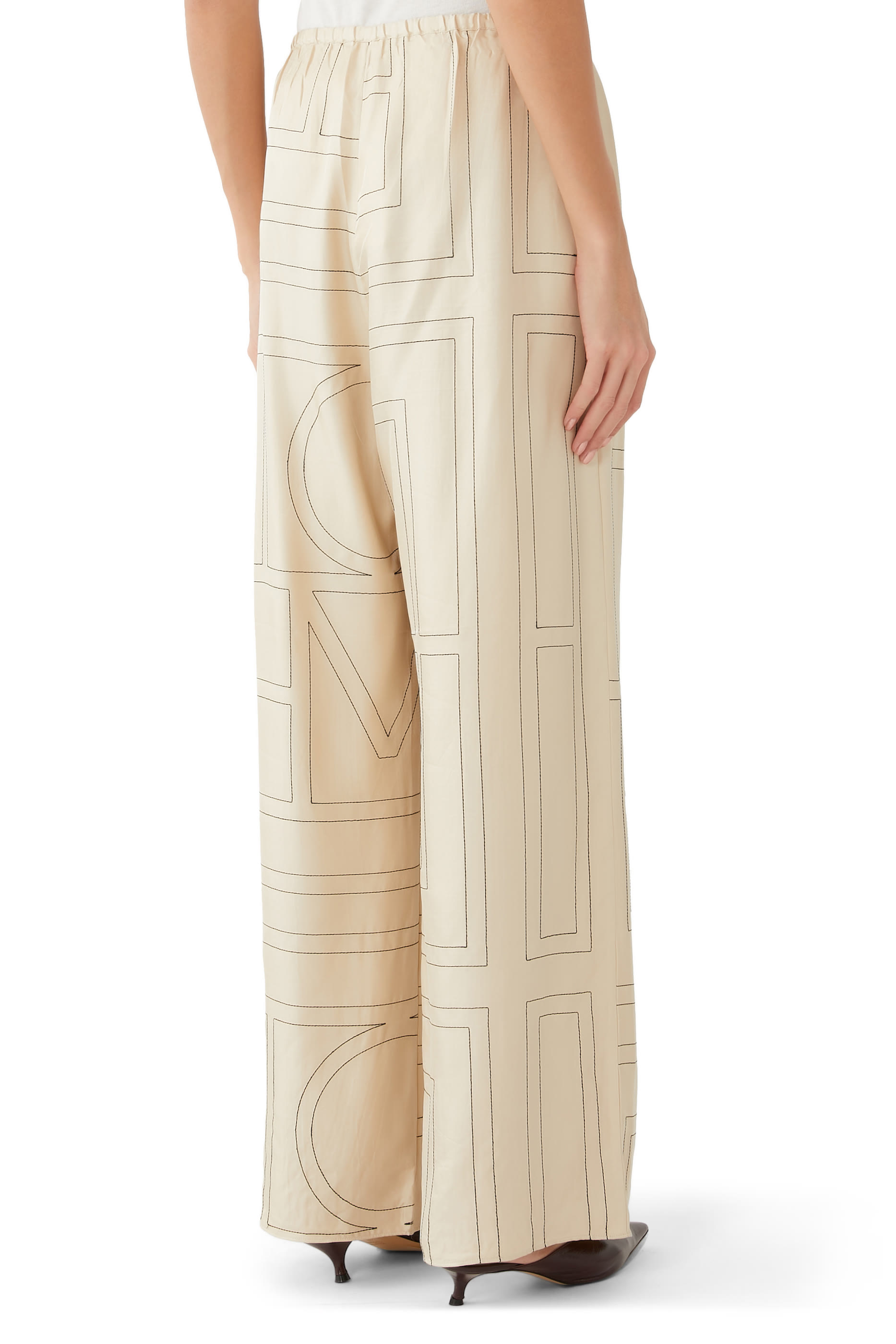 Monogram Silk Bottoms