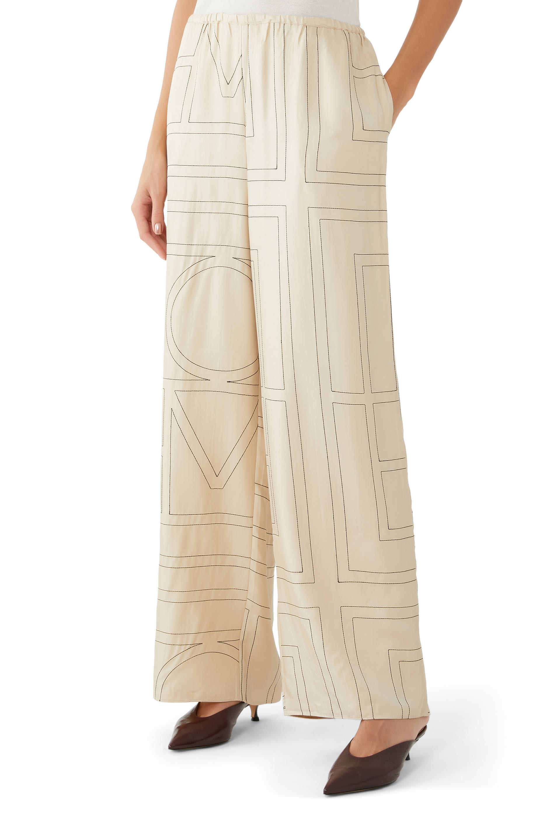 Monogram Silk Bottoms