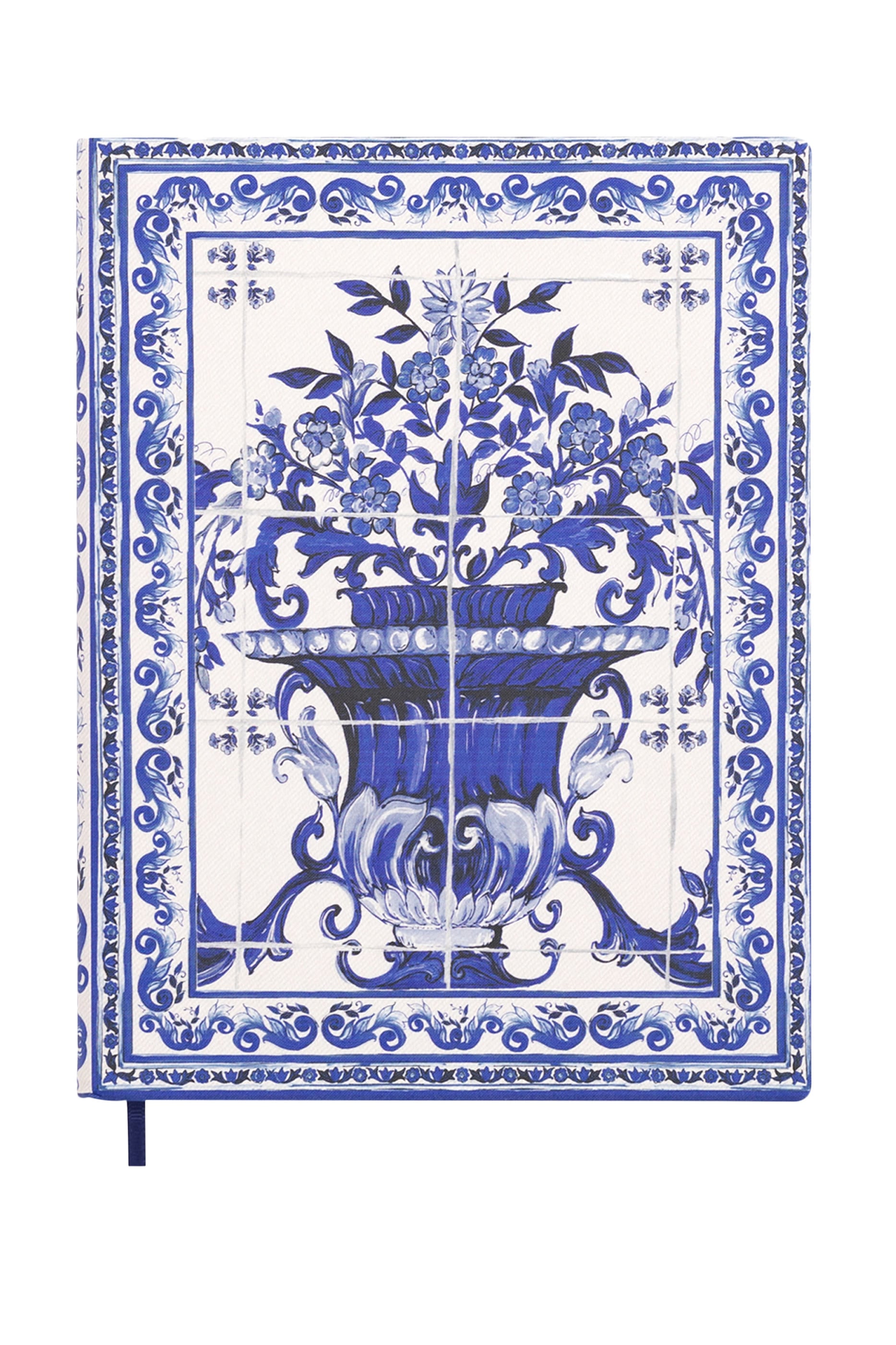 Blu Mediterraneo Large Ruled Notebook with Textile Cover