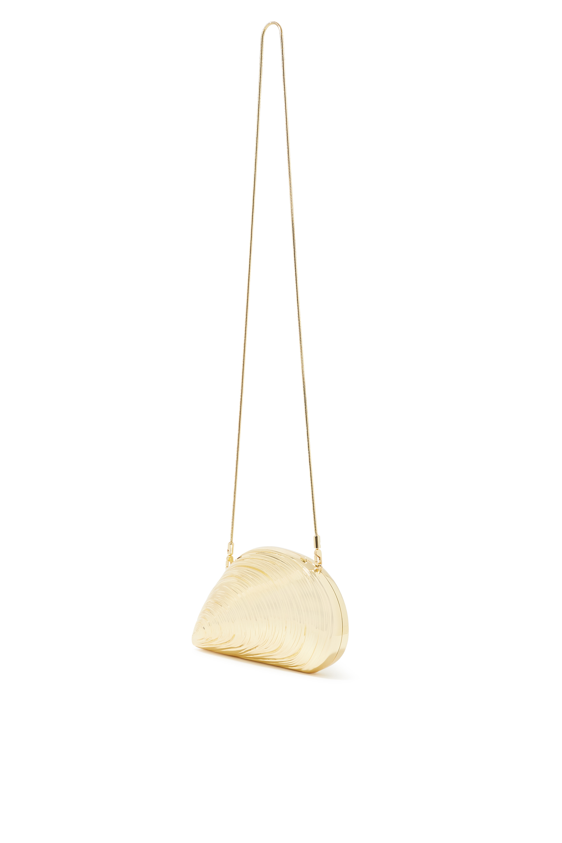 Bridget Metal Shell Clutch
