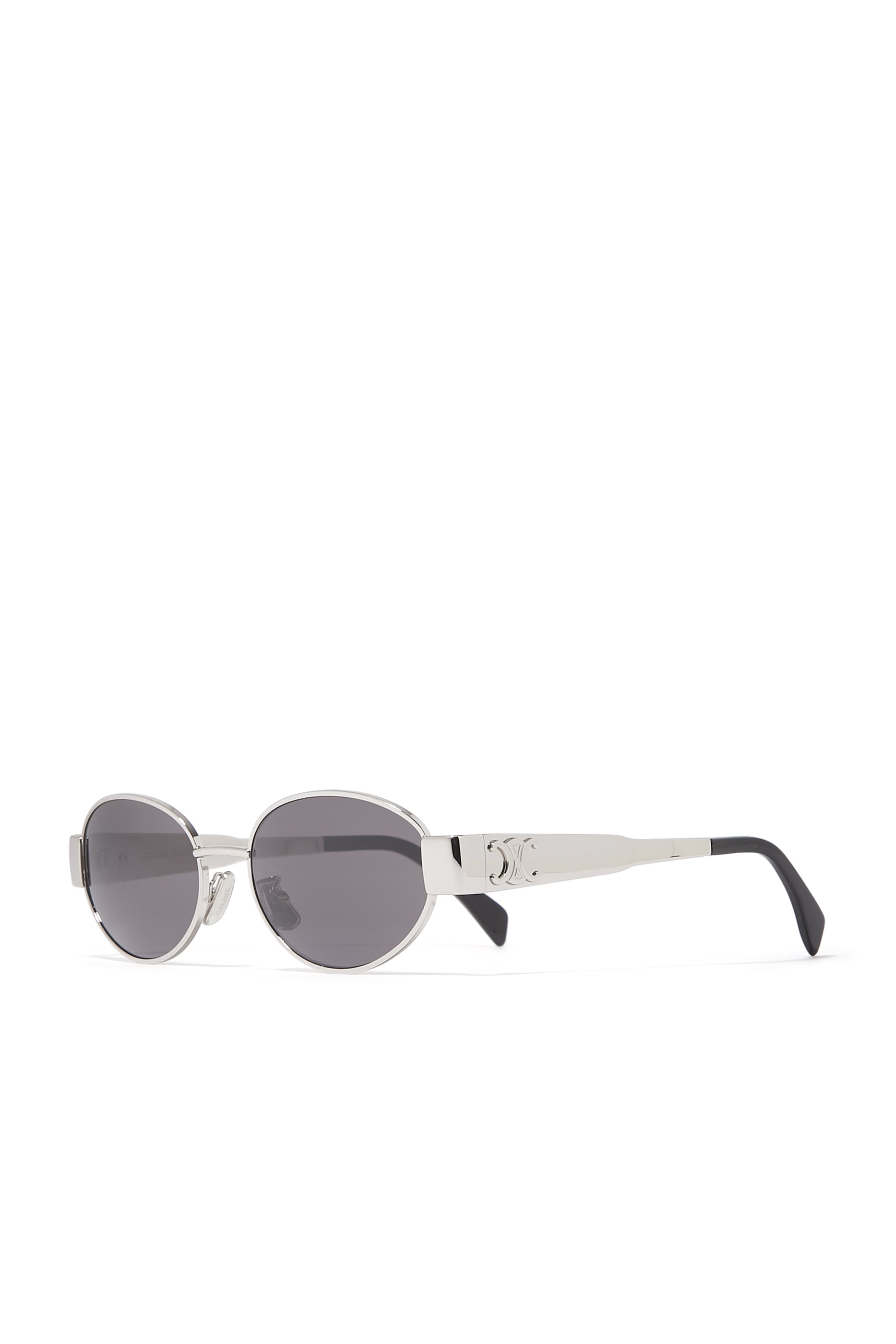 Triomphe Oval Metal Sunglasses