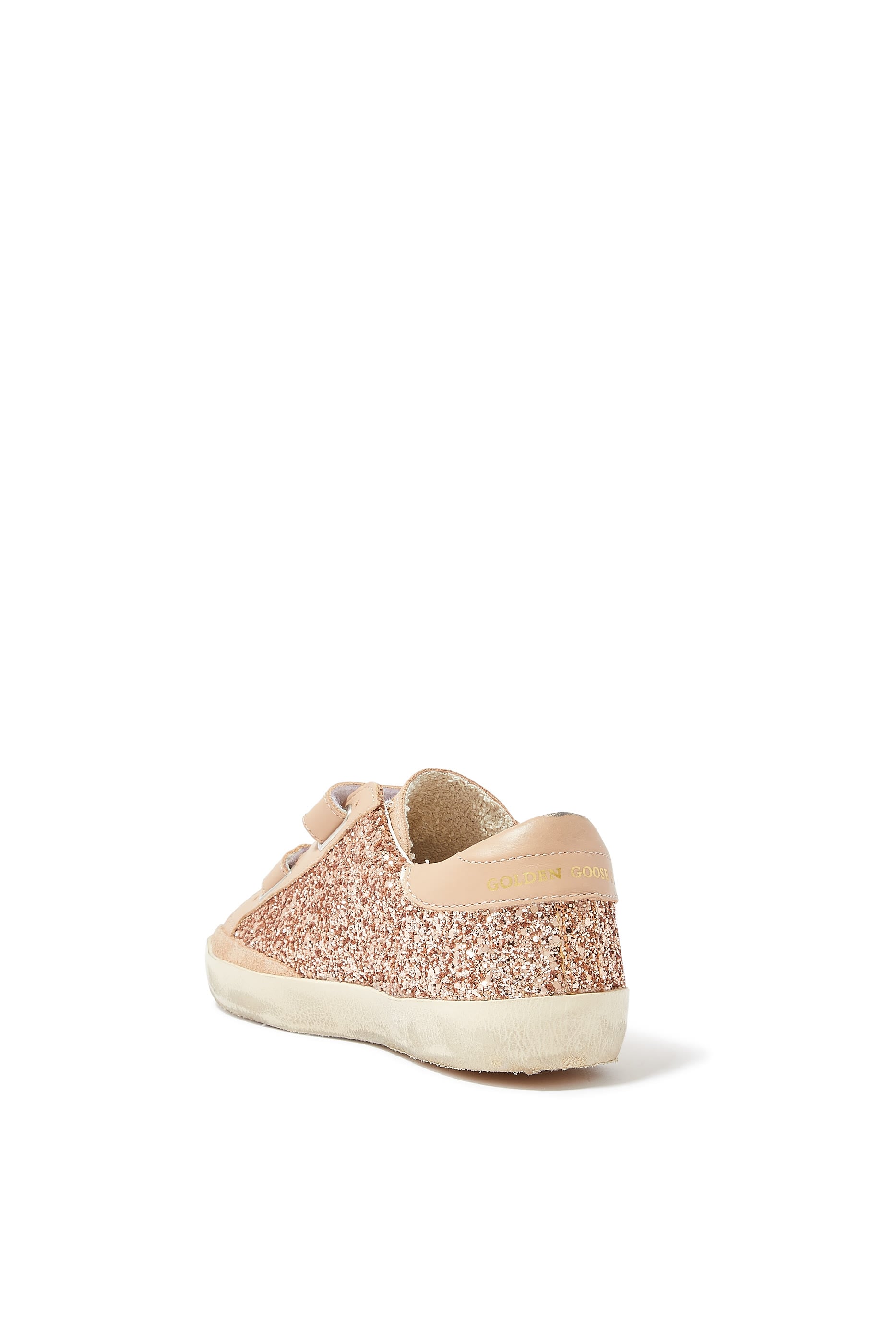 Kids Old School Junior Glitter Sneakers