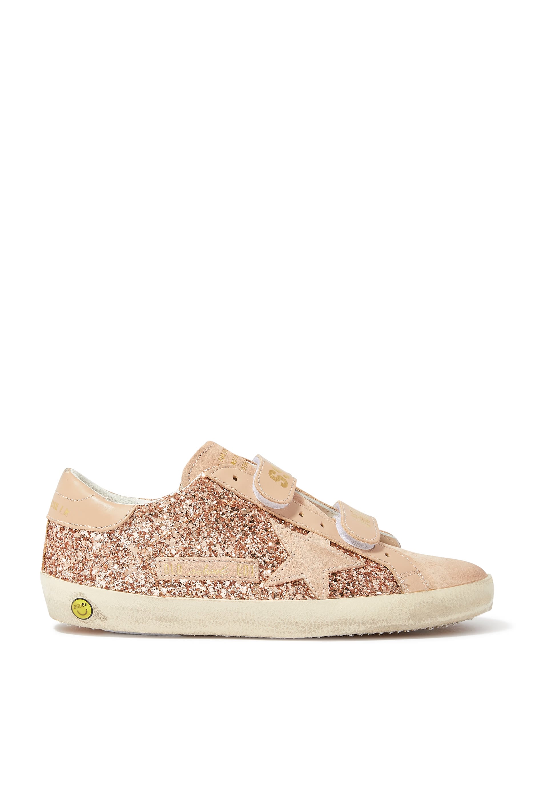 Kids Old School Junior Glitter Sneakers